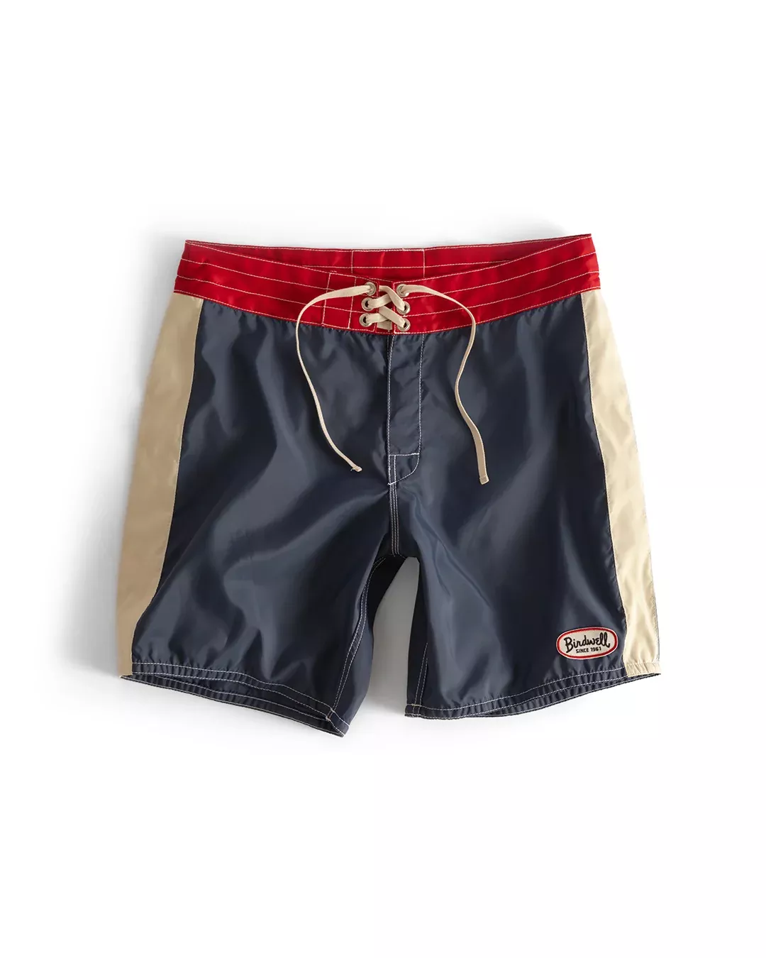 300 Legend Boardshorts – Navy/Red/Bone | Birdwell