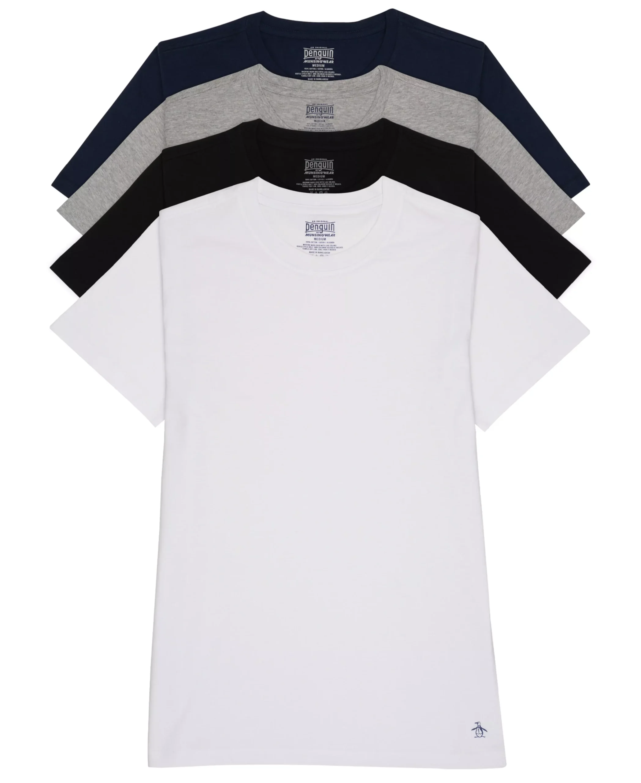 4 Pack Multicrew Solid Tees
