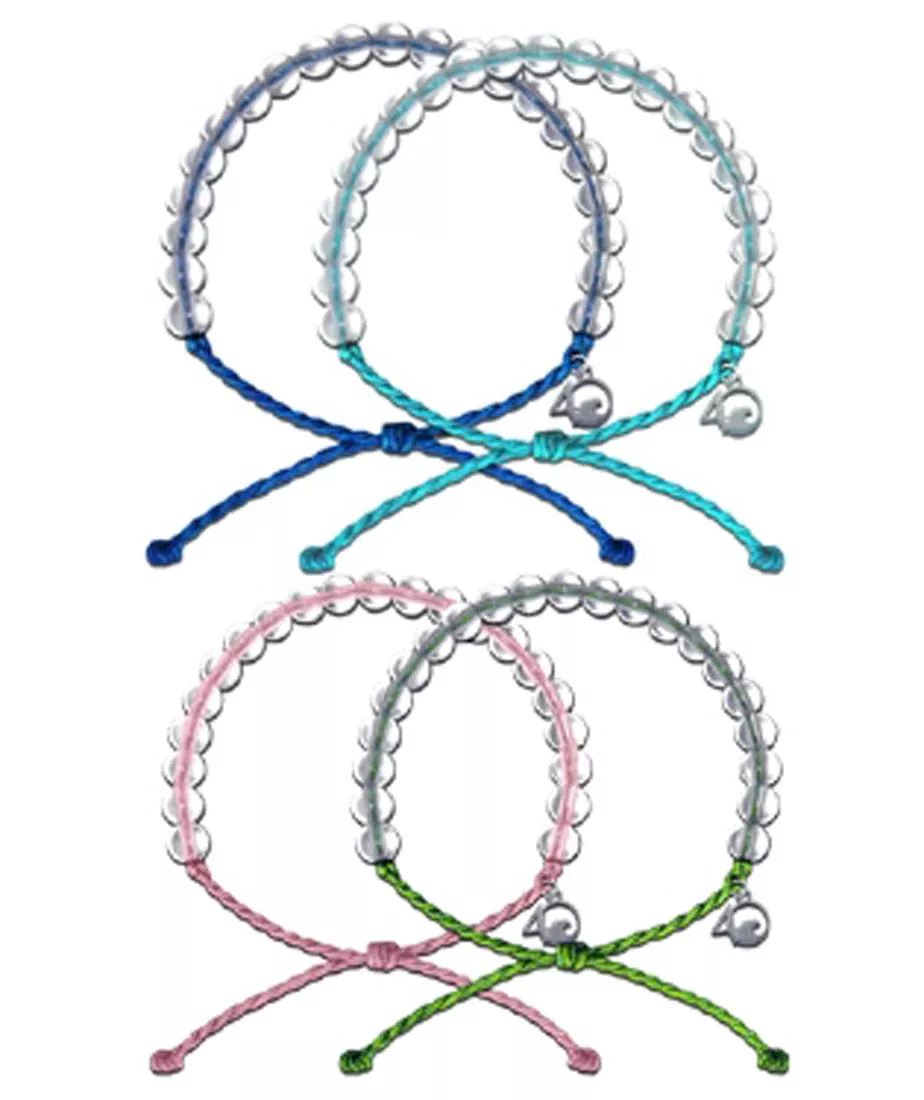 4Ocean 100% Recycled Material Bracelet w/ Charm