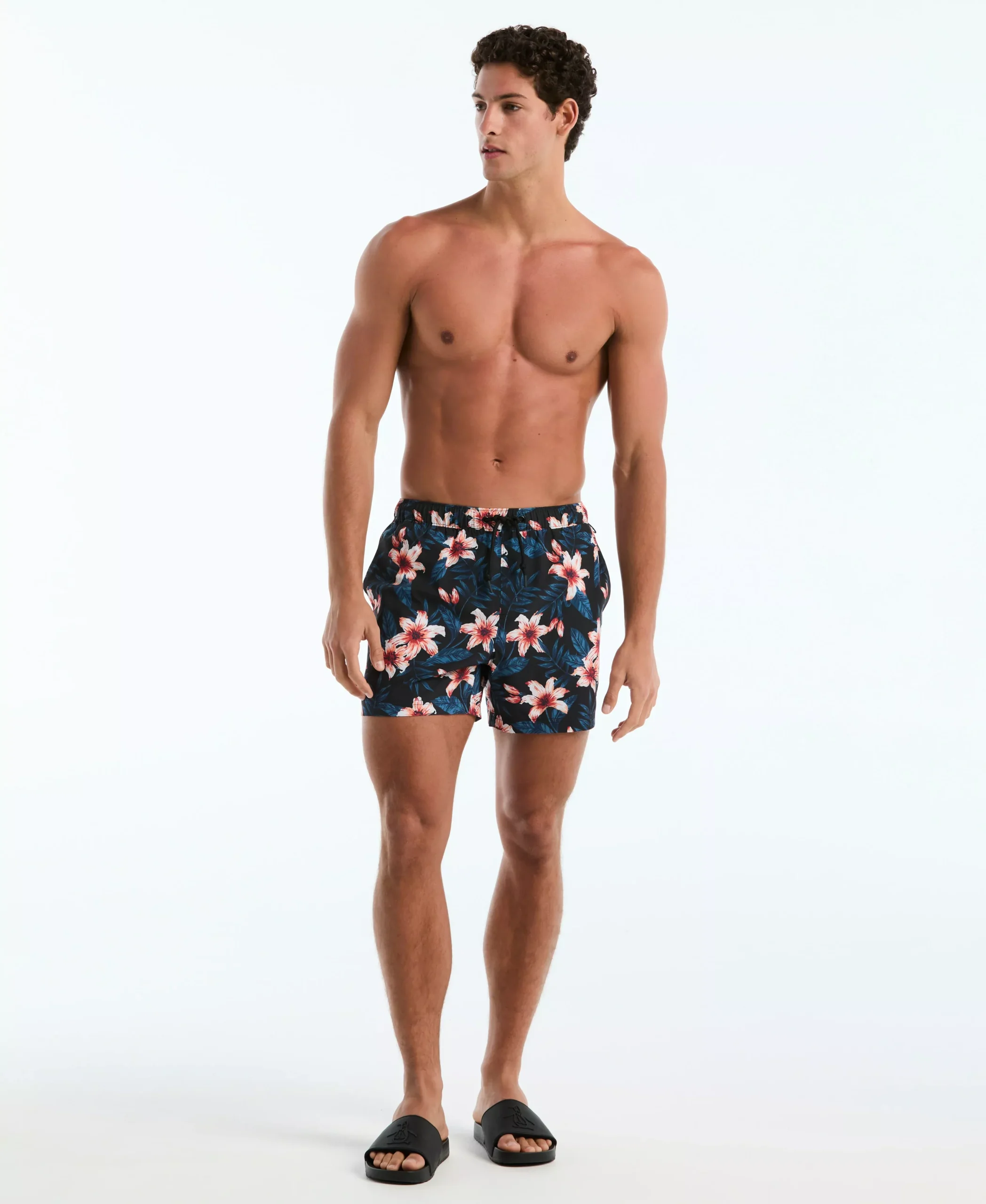 5" All-Over Floral Swim Short