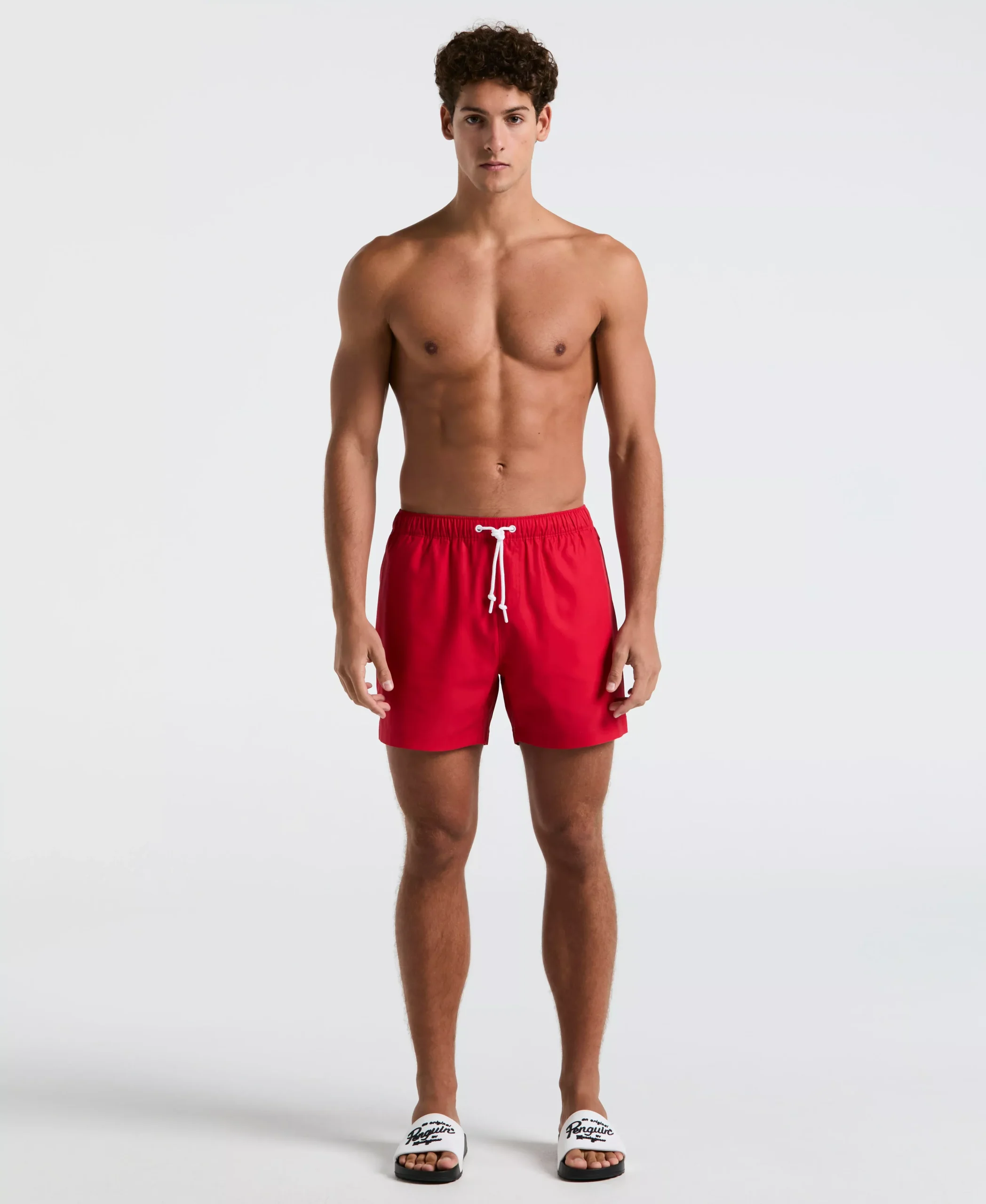 5" Box Solid Swim Short