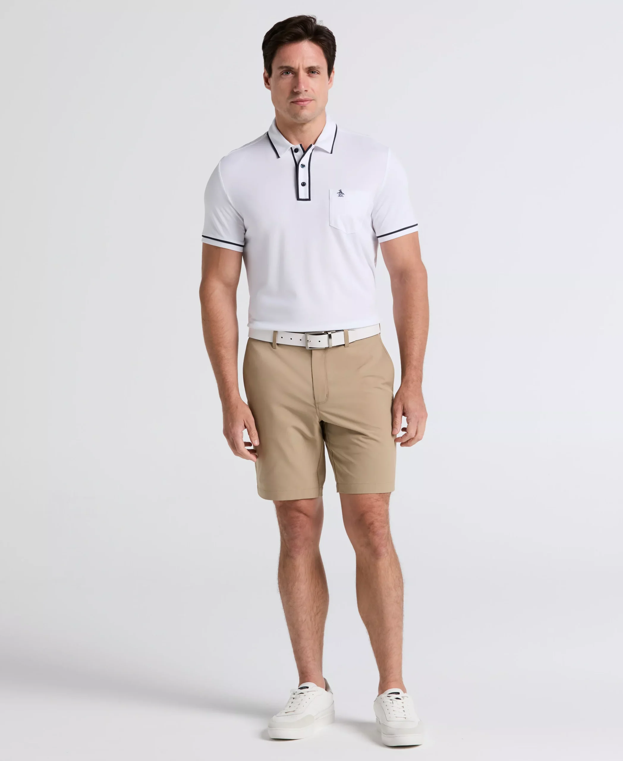 8" Technical Flat Front Golf Short