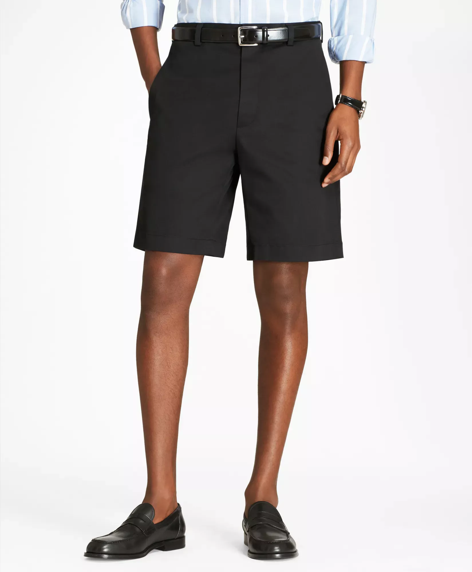 9" Flat Front Advantage Chino Shorts