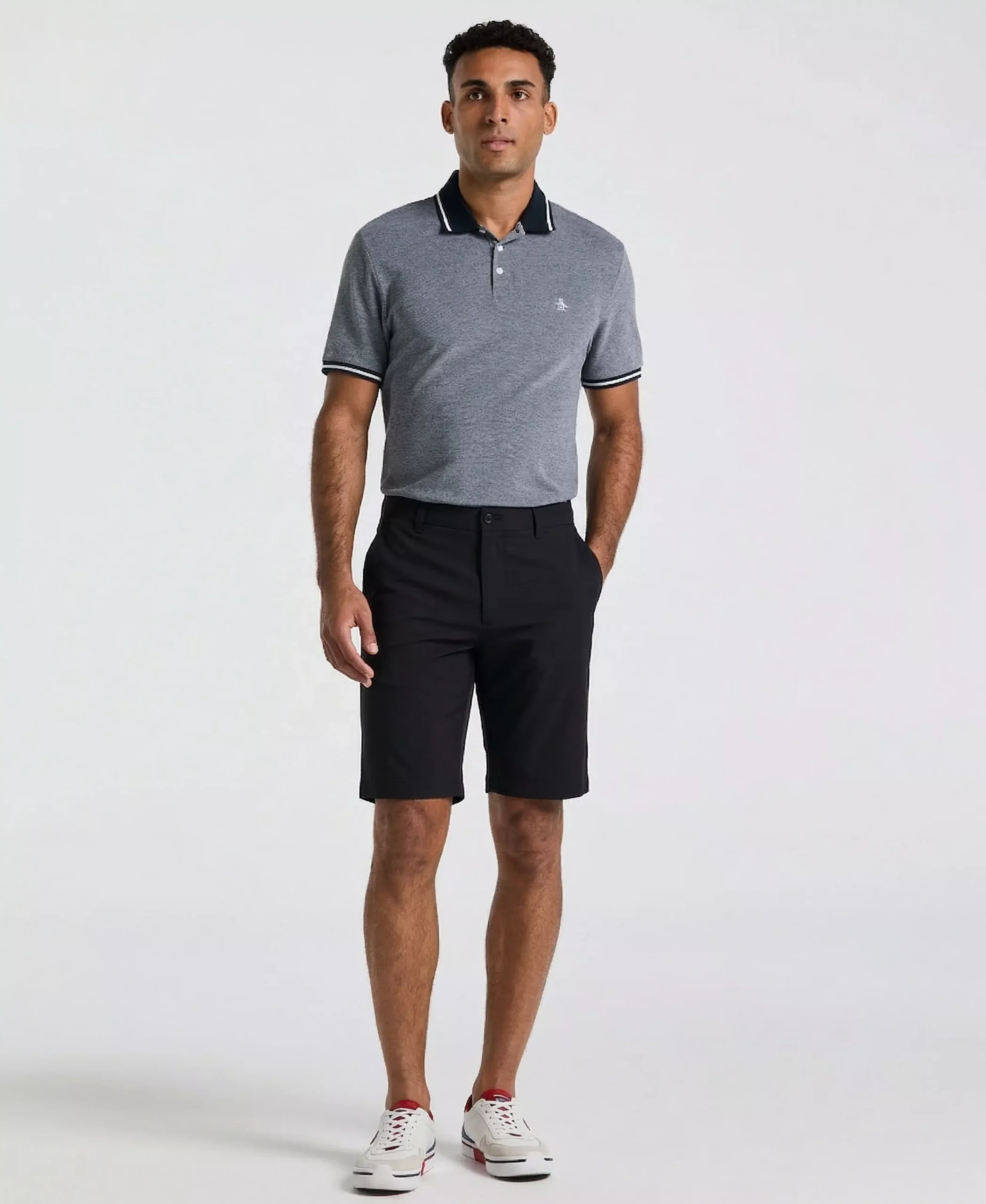 9" Flat Front Solid Golf Short