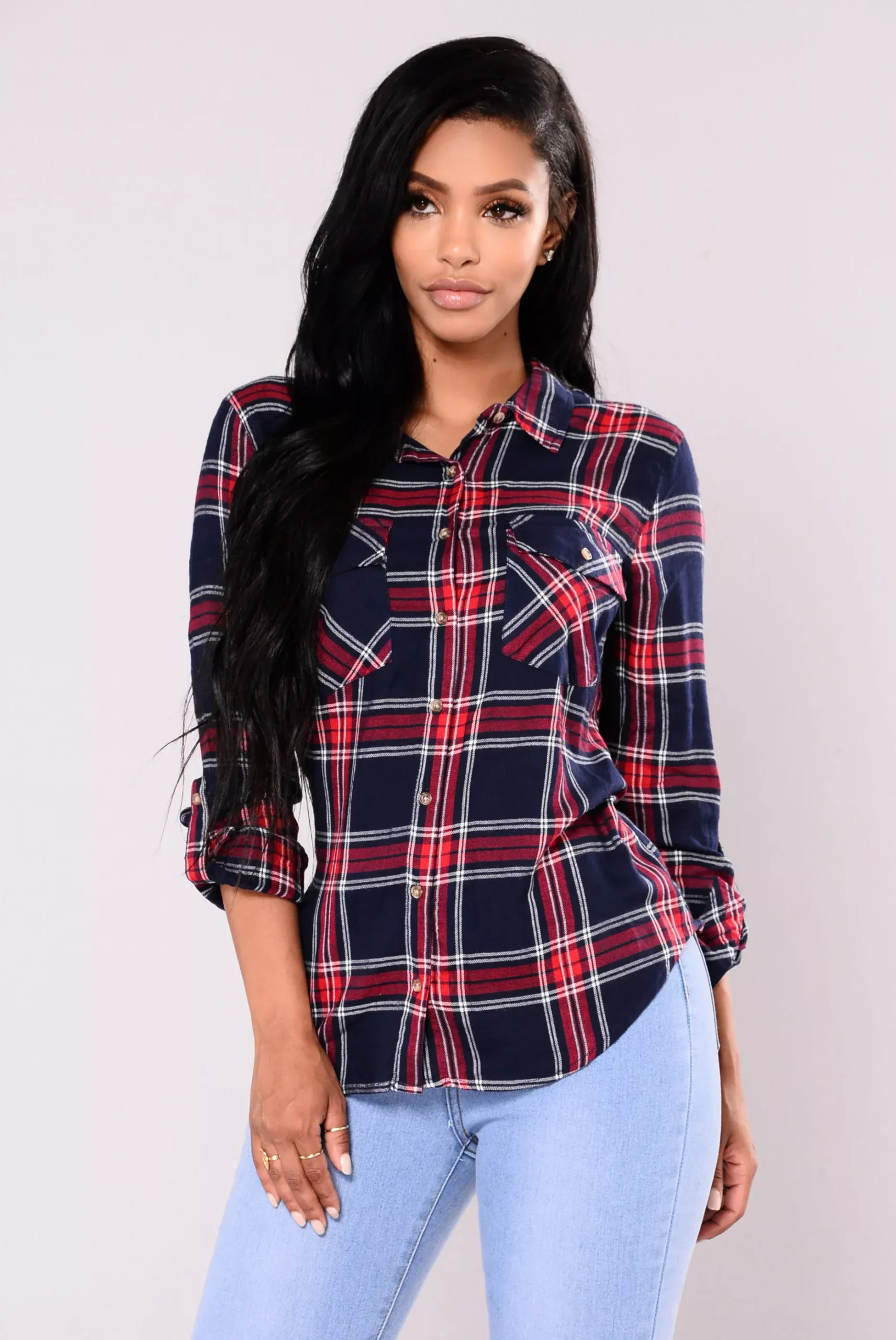 Ace Of Lace - Navy/Red