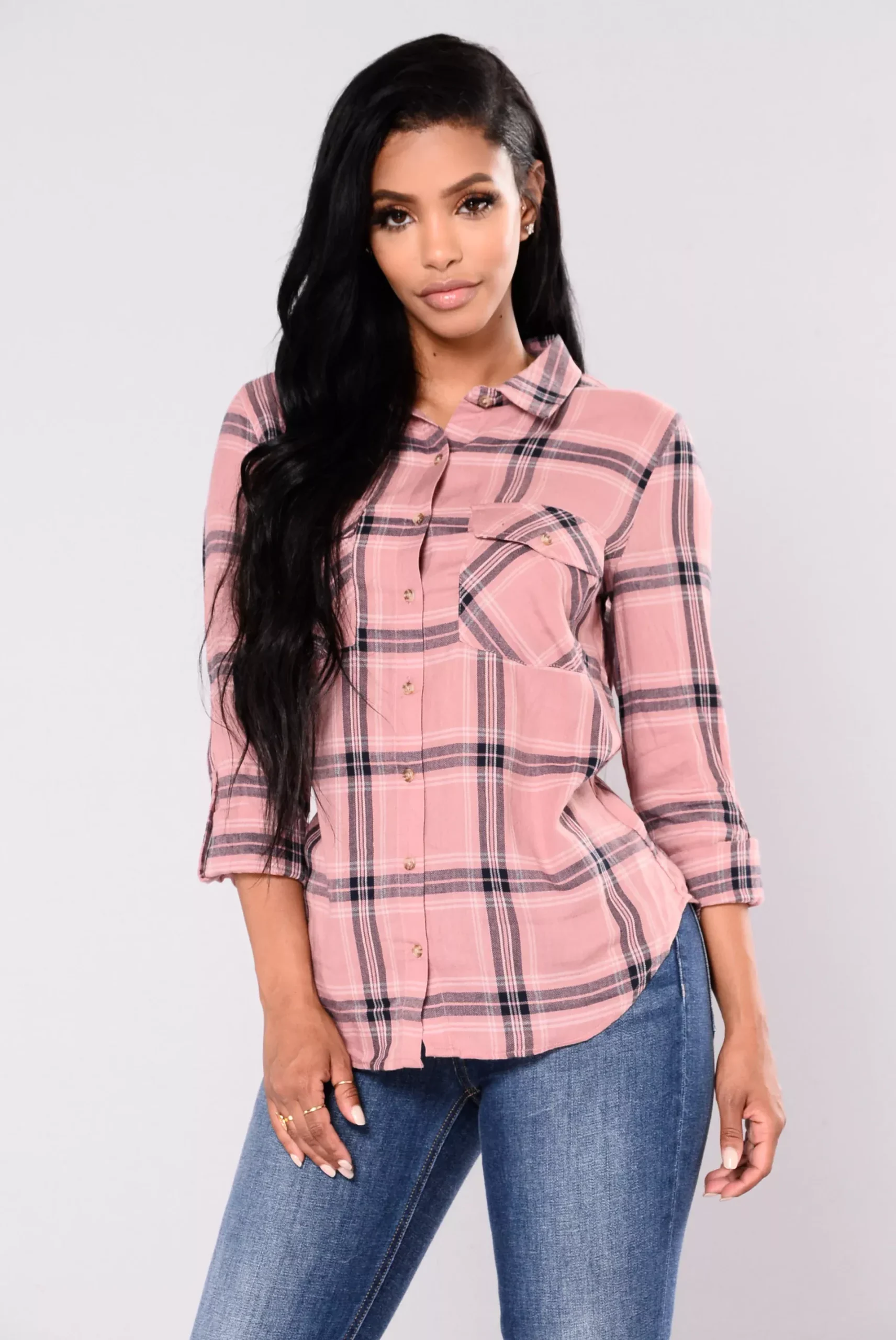 Ace Of Lace Top FN - Mauve/Navy