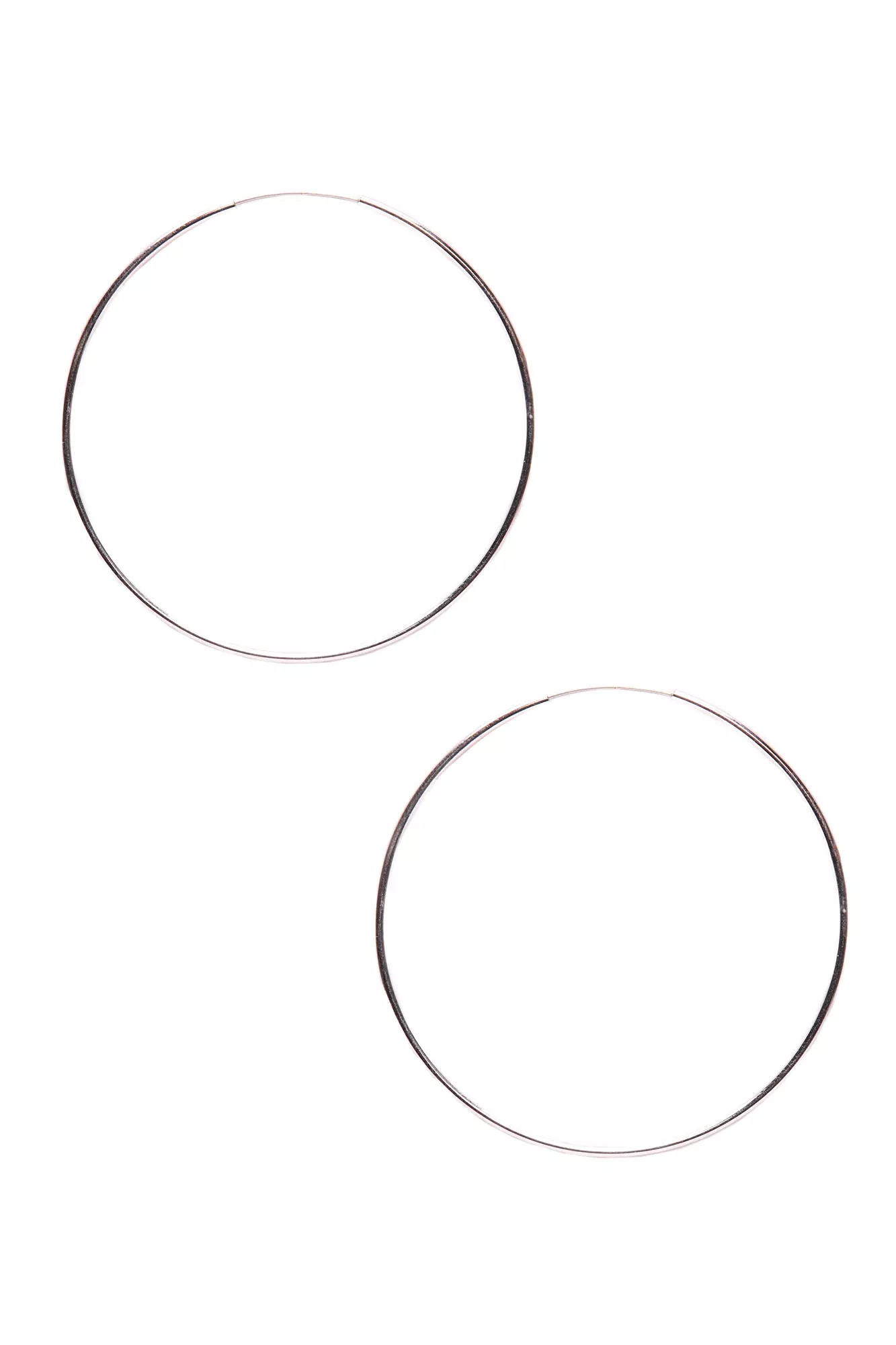 Ada Hoop Earrings - Silver