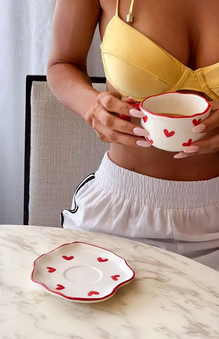 Adore Red Heart Mug Set