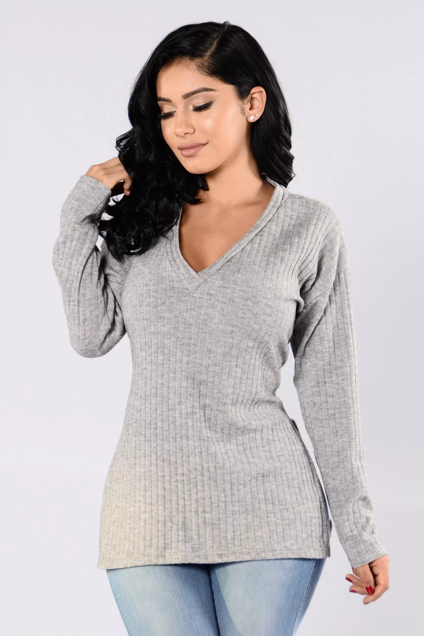 Alfred Sweater - Heather Grey