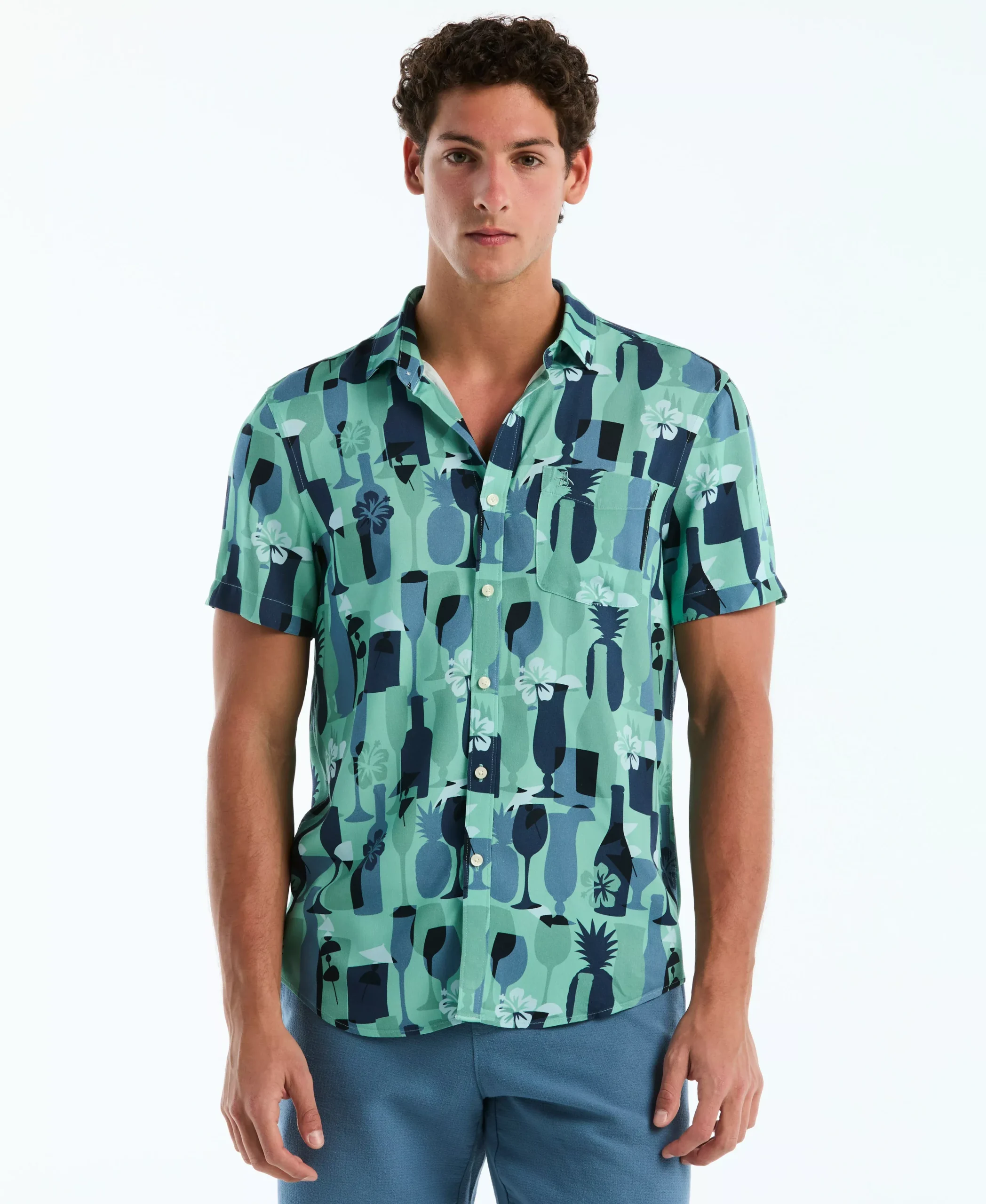 All-Over Cocktail Pocket Shirt