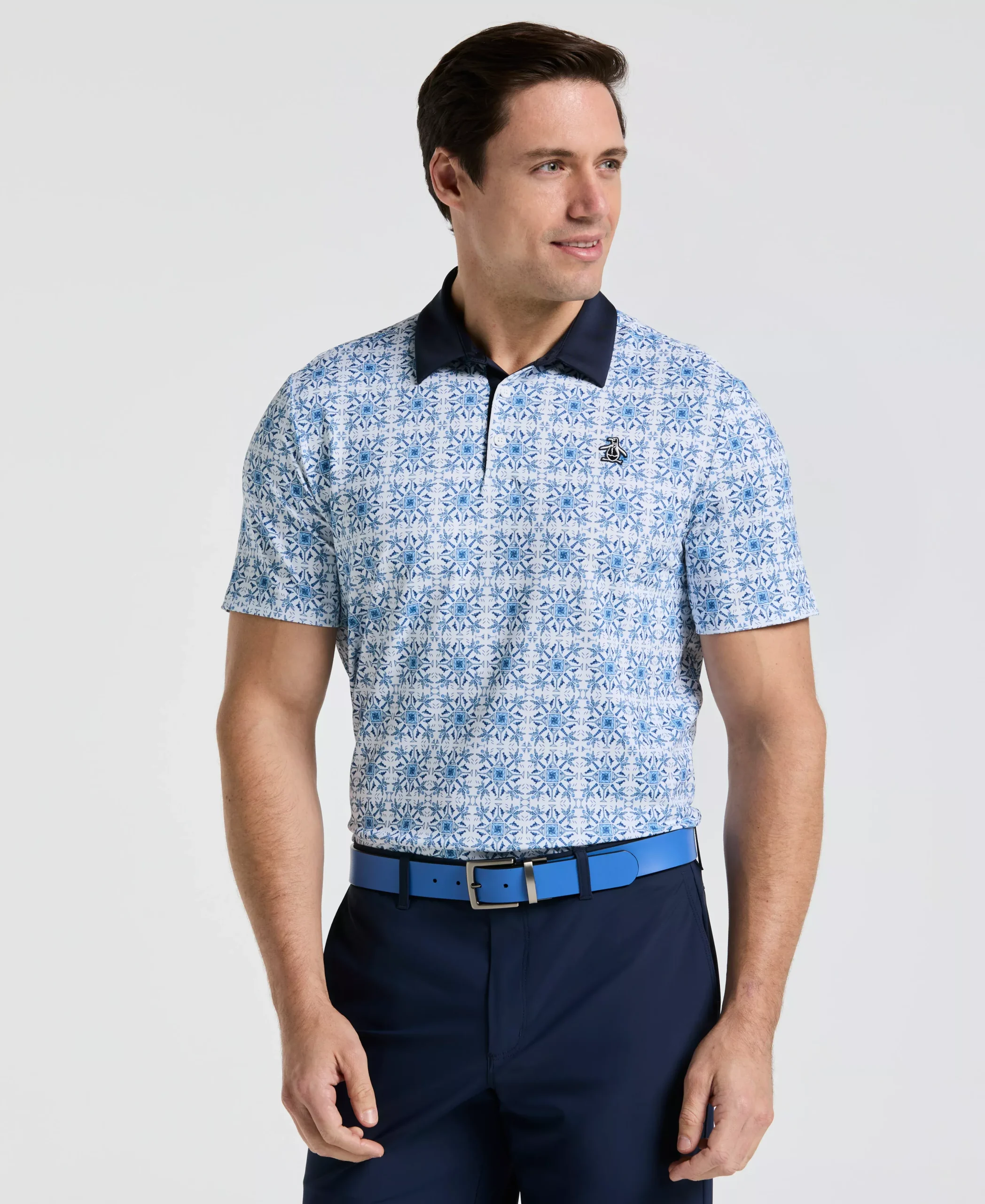 All-Over Cocktail Printed Golf Polo