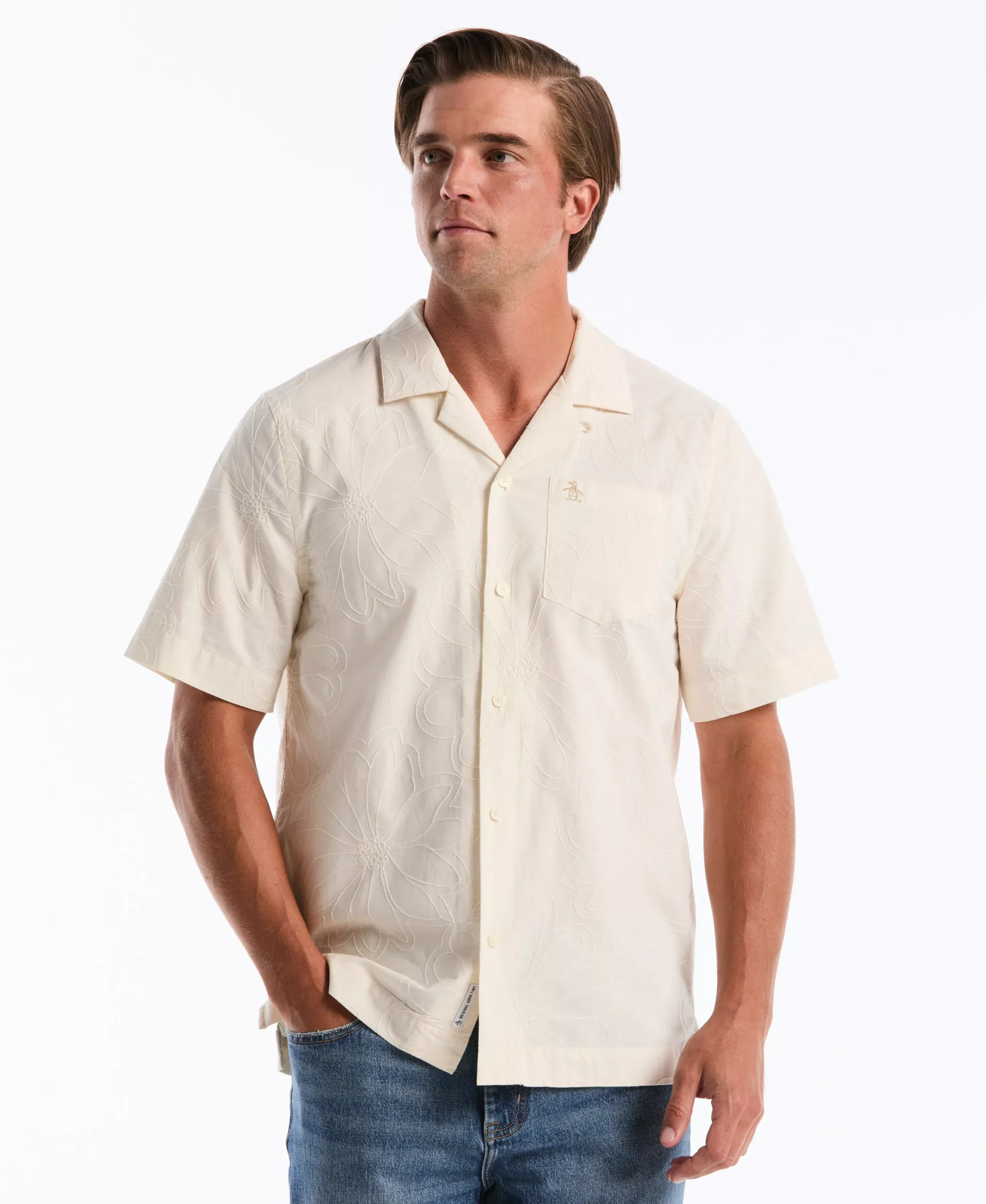 All-Over Flower Camp Shirt