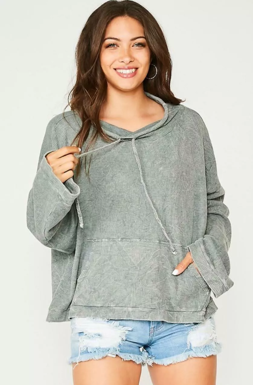 Amy Seagrass Cowl Neck Pullover | Boho Pink