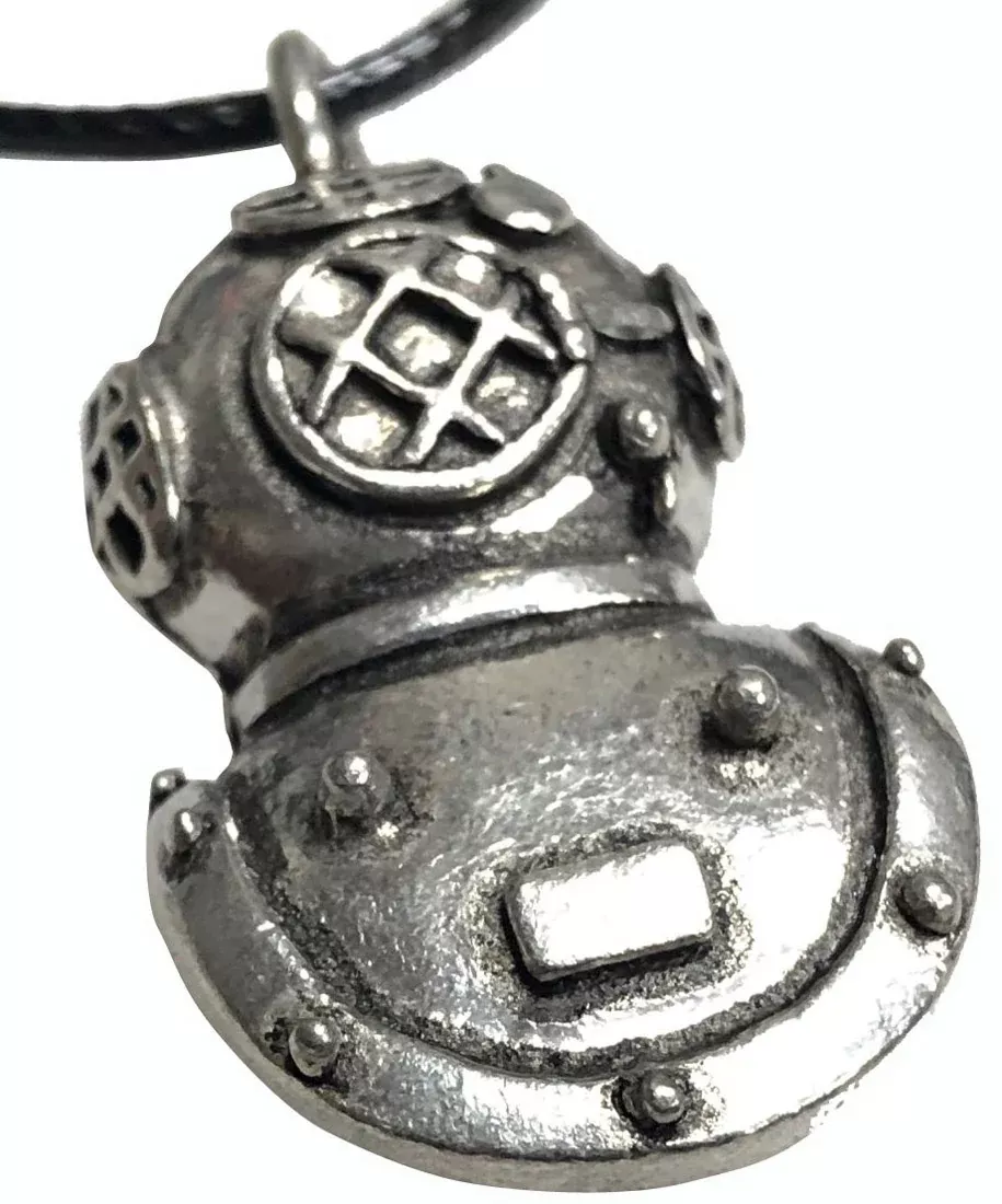 Armor Vintage Mark 5 Scuba Diver Helmet Necklace or Keychain