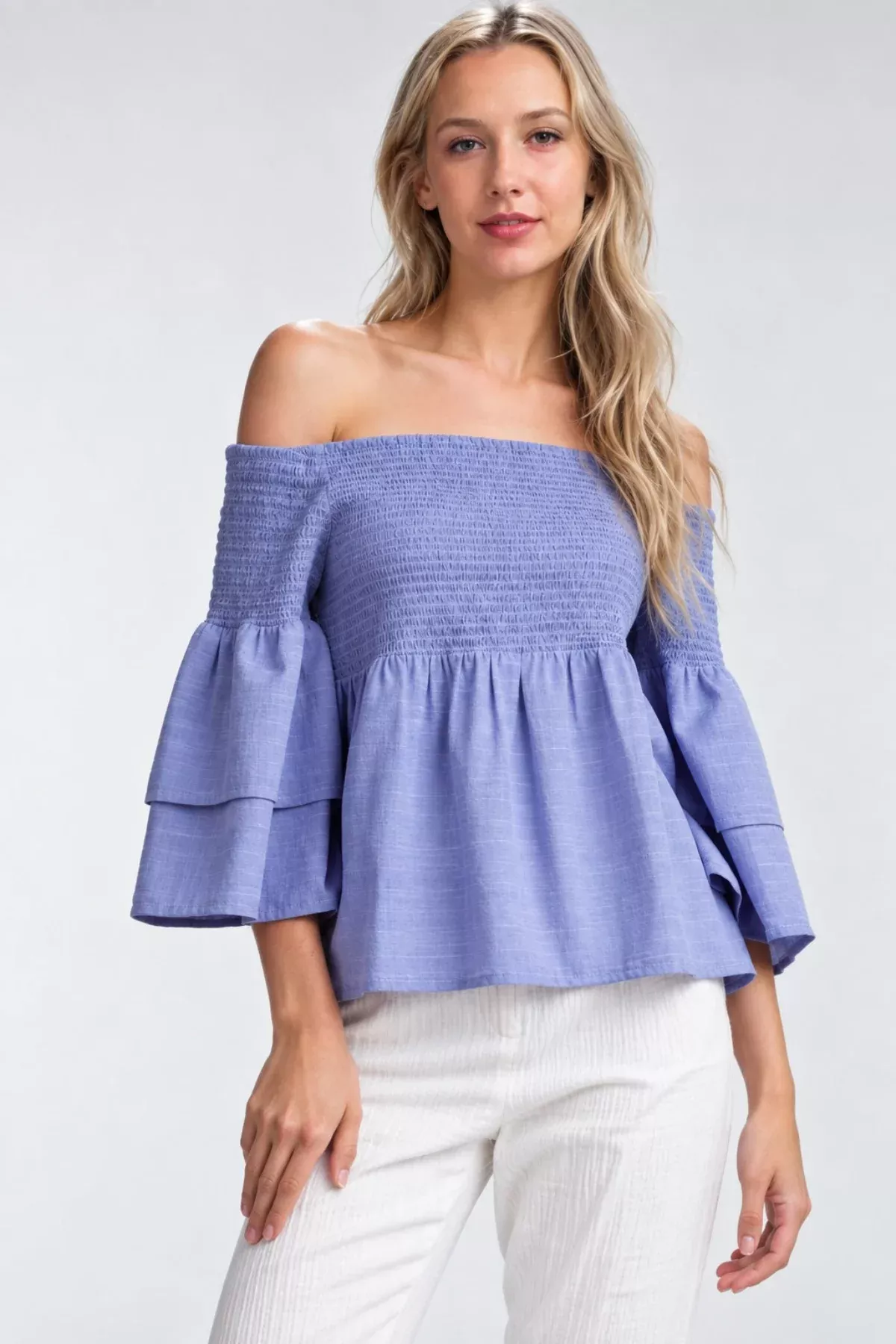 Ashton Off-the-Shoulder Top | Boho Pink
