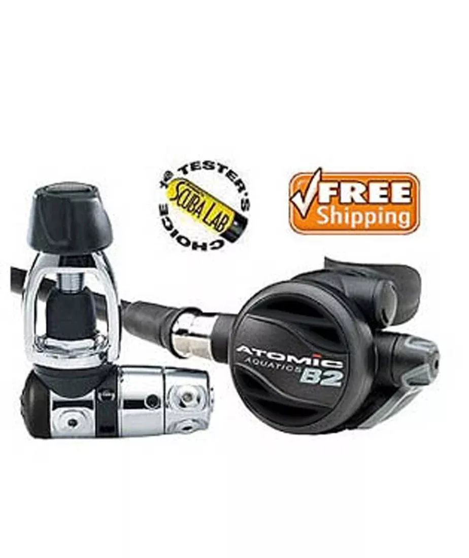 Atomic Aquatics B2 Regulator 1st & 2nd Stage Set TESTERS CHOICE