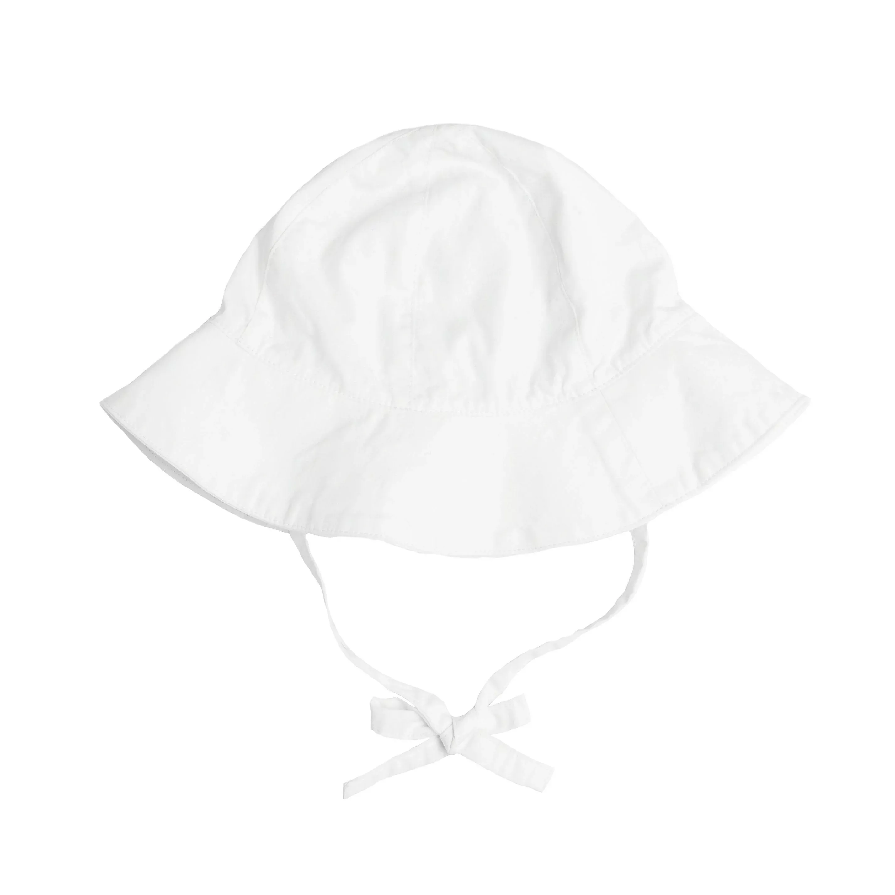 baby white sun hat