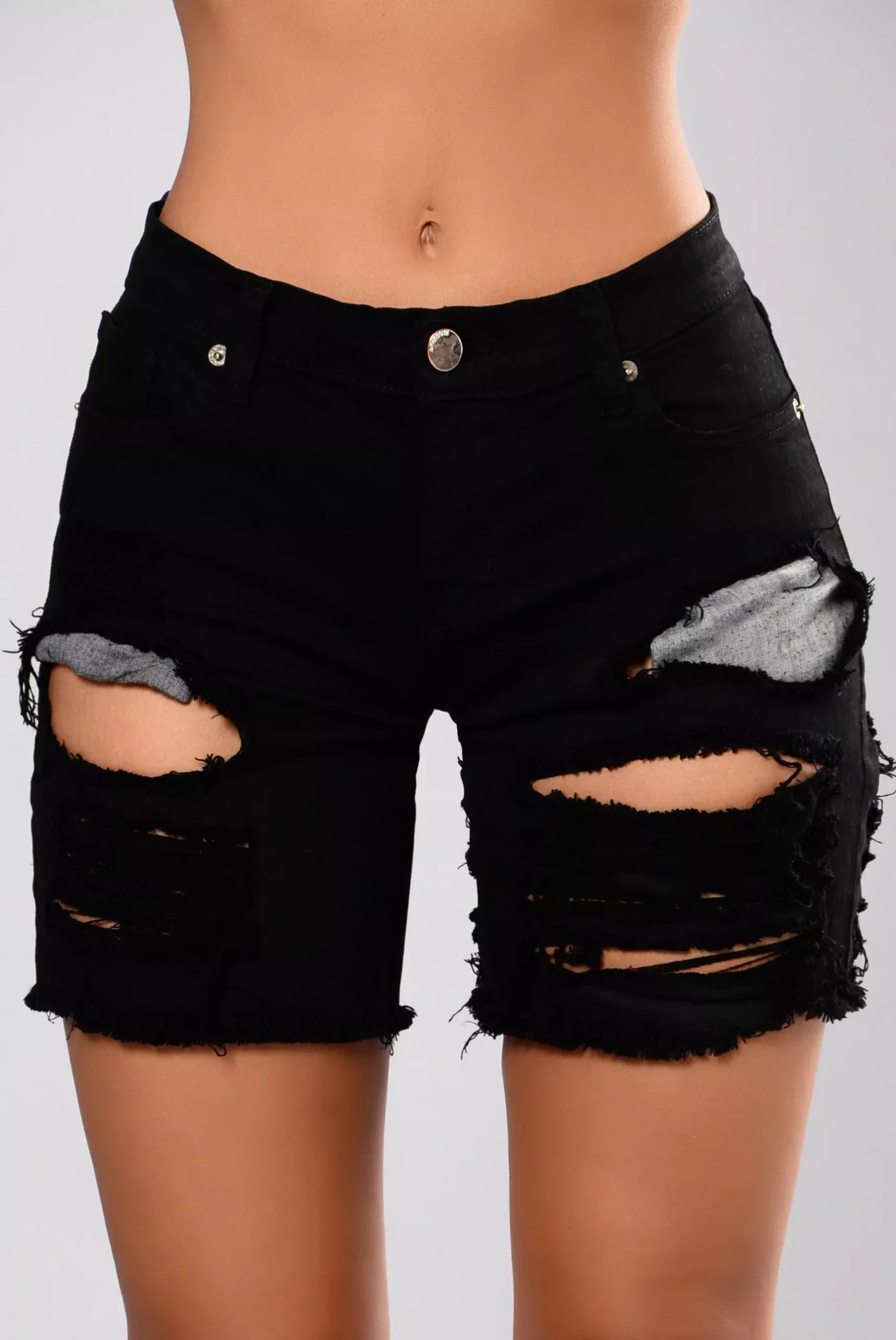 Back Bone Shorts - Black