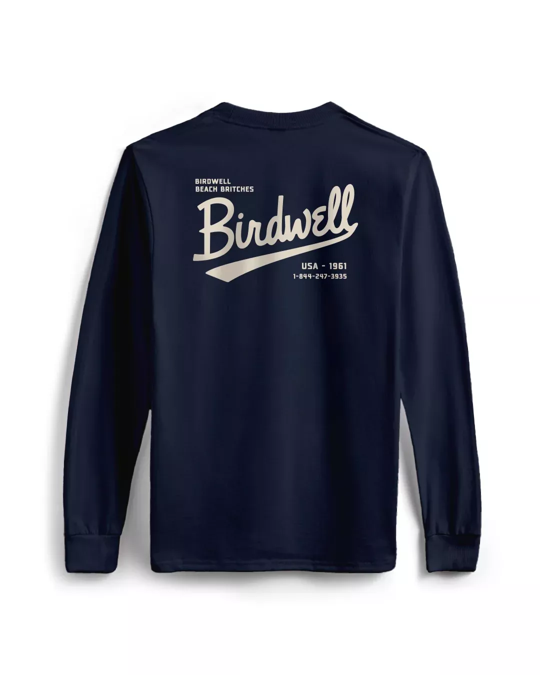 Baller Long Sleeve Pocket T-Shirt - Navy – Birdwell