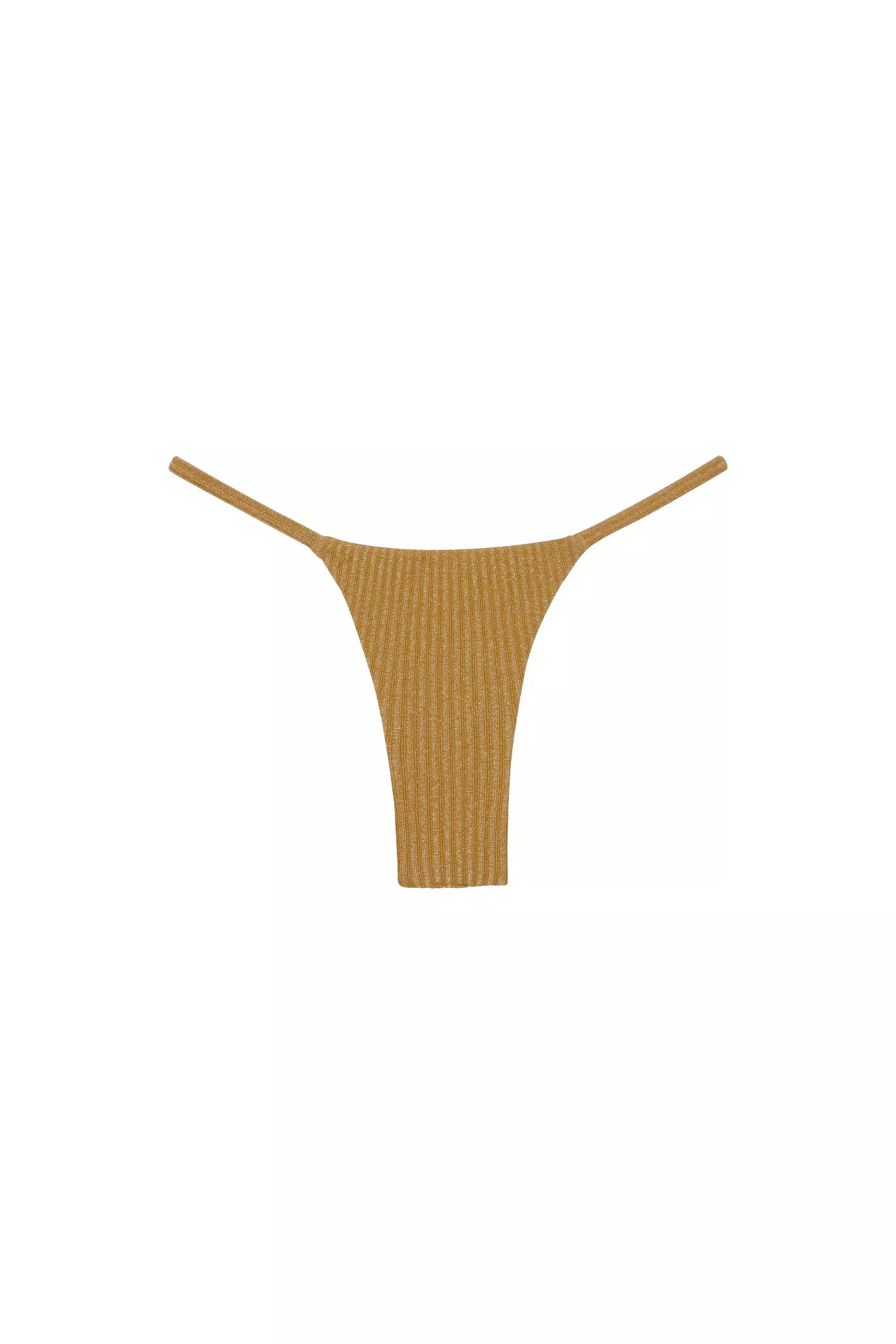 Barbados Bottom - Antique Gold Lurex Rib