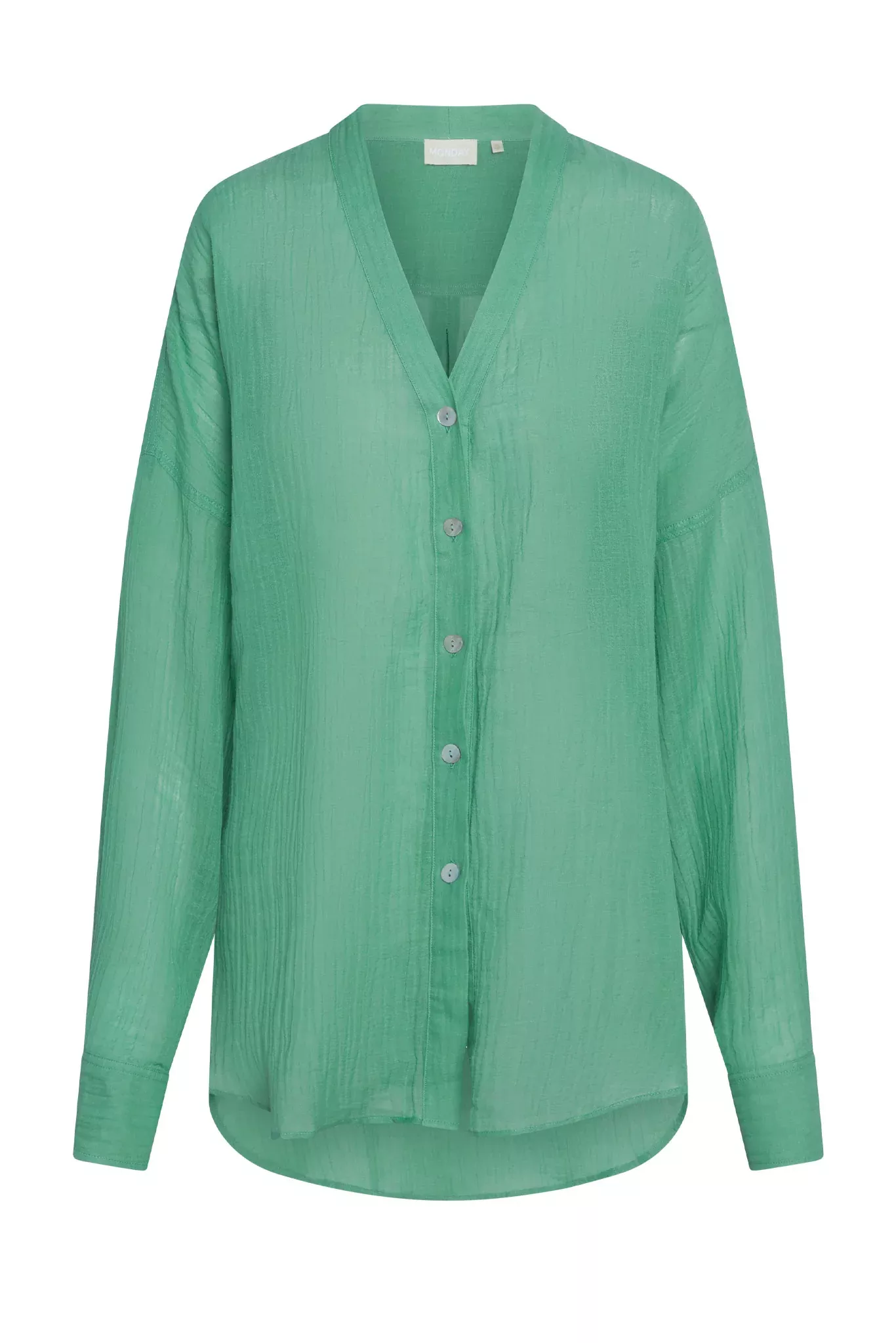 Barcelona Tunic - Pond Crinkle Linen