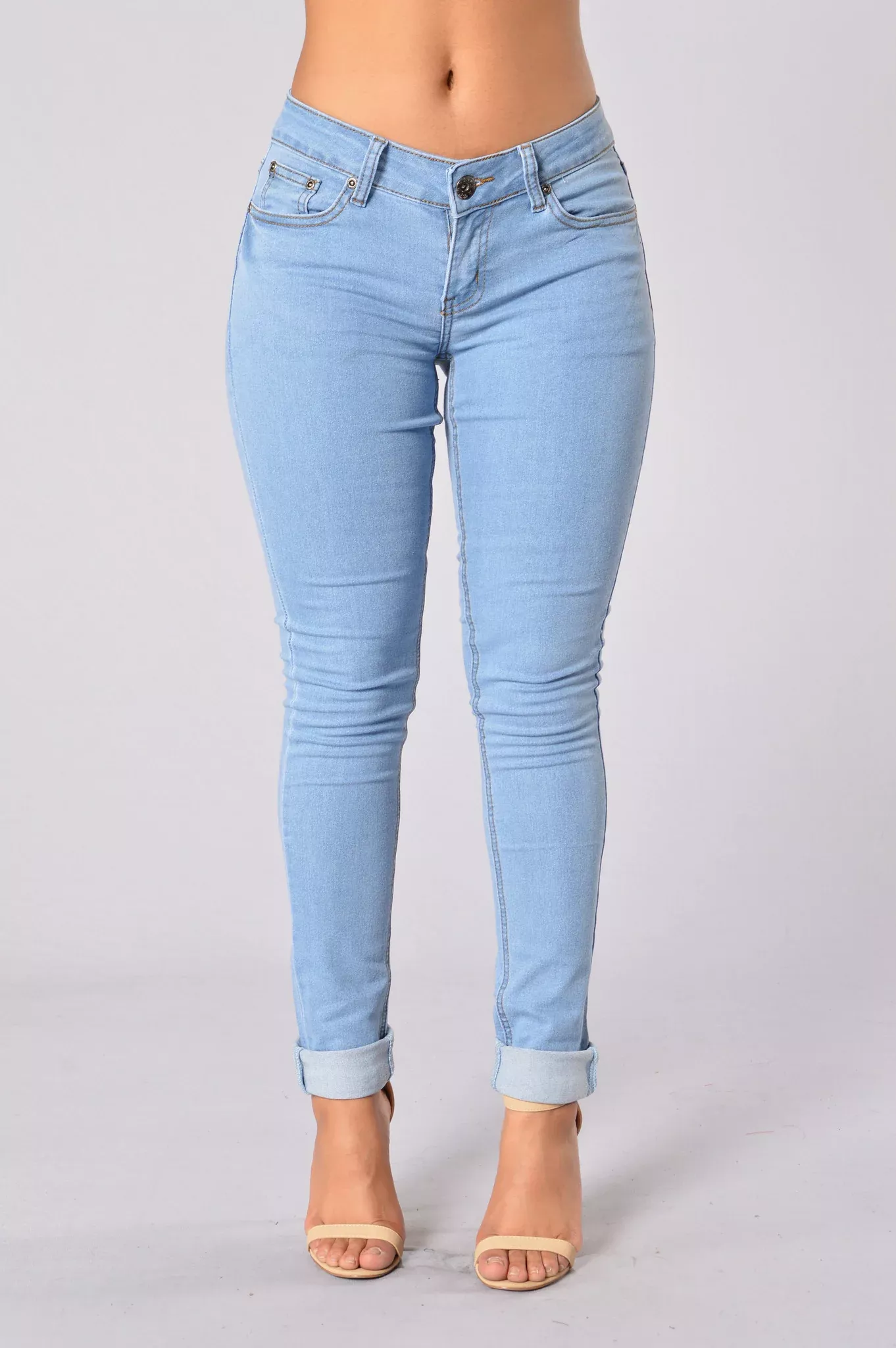 Basically Basic Jeans - Light Blue