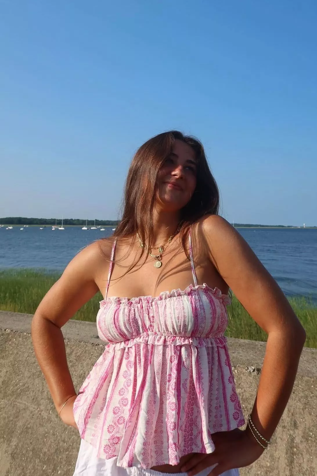 Be My Baby Pink Boho Print Babydoll Top | Boho Pink