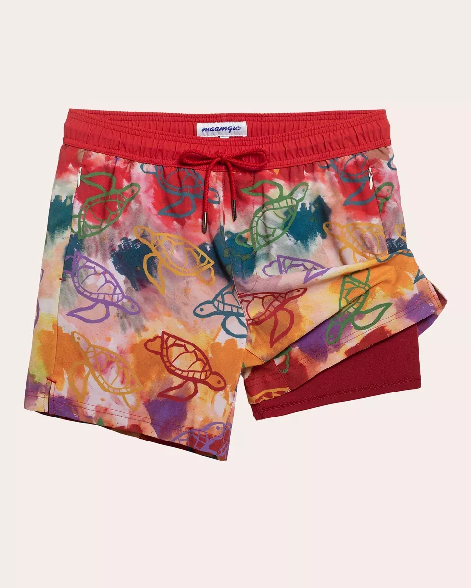 BioBloom Sea Turtle Swim Trunks