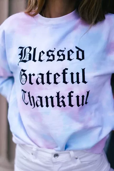 BLESSED Tie Dye Sweatshirt!!!!