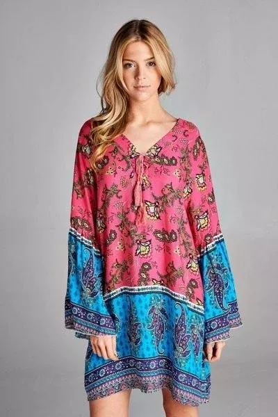 Boho Paisley Tunic/Dress