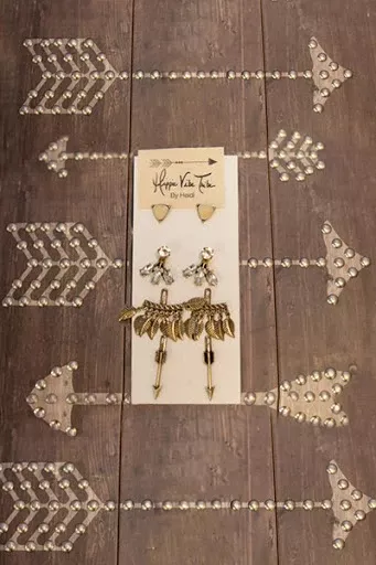 Boho Tribal Inspired Earring Set