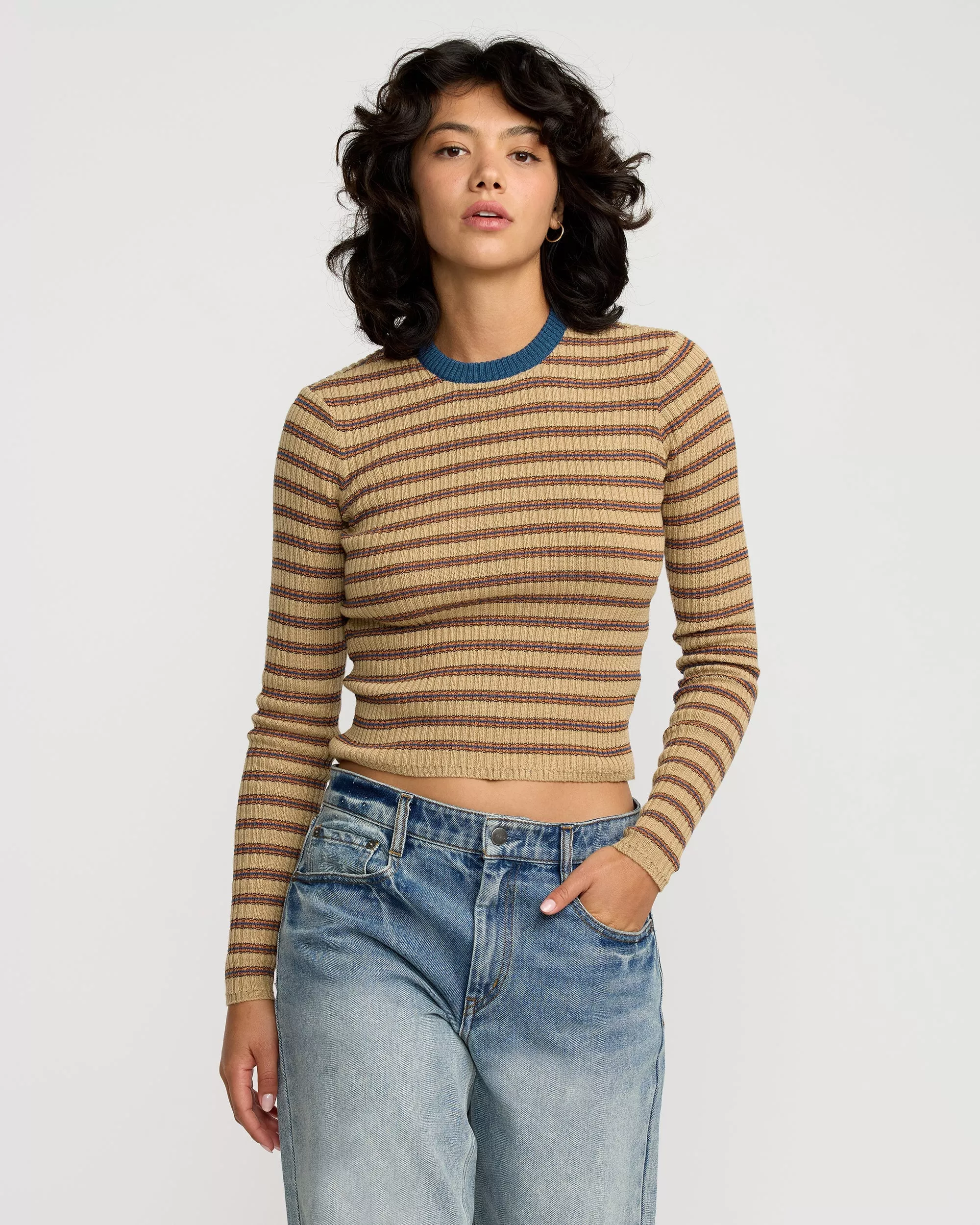 Bond Stripe Long Sleeve Sweater