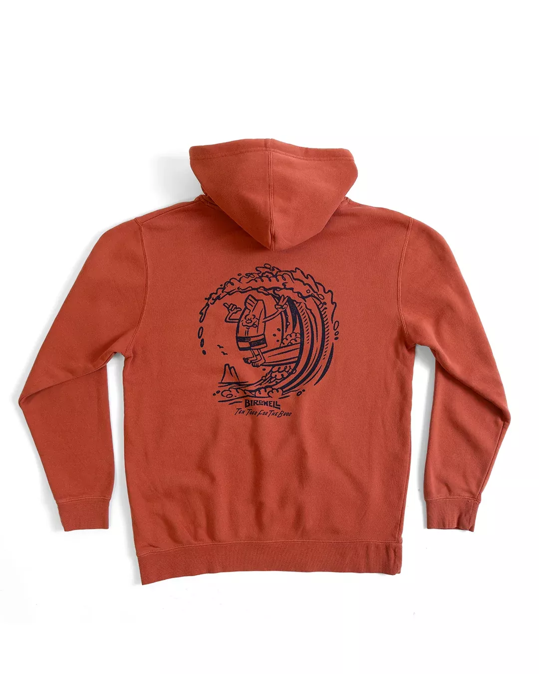 Bros Midweight Hoodie - Paprika – Birdwell