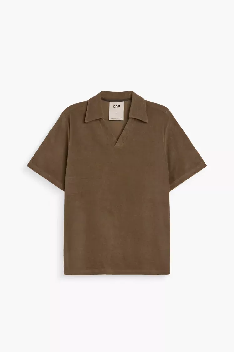 Brown Serif Terry Shirt
