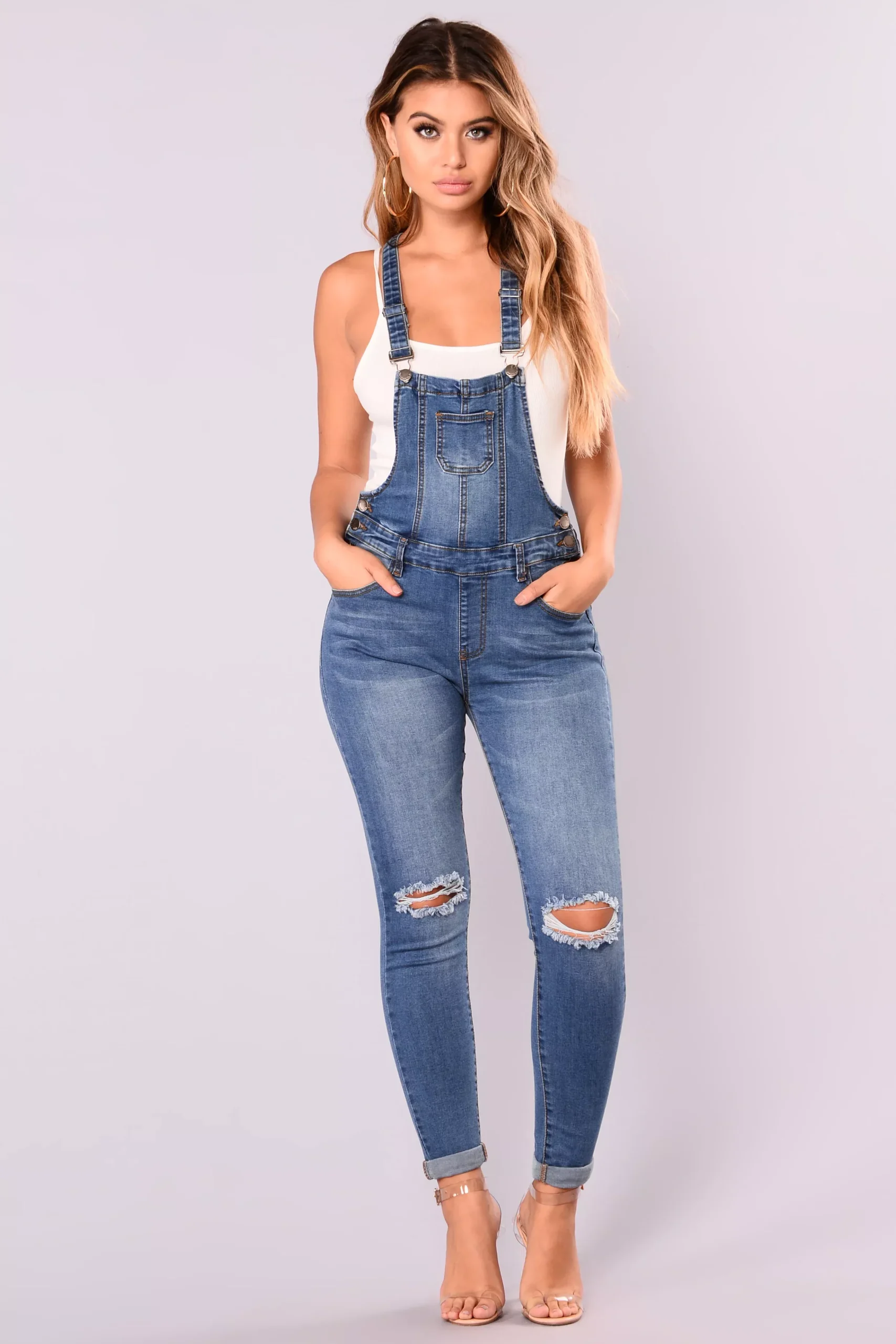Browyn Overalls - Medium Blue Wash