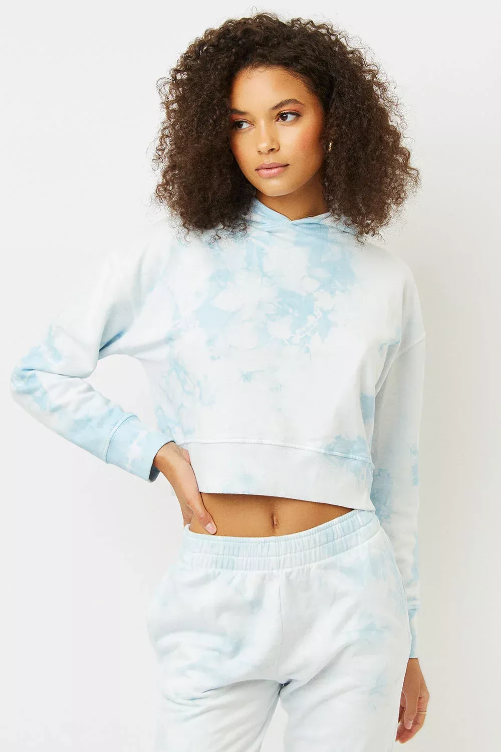 Burl Sweatshirt - Baby Blue Tie Dye