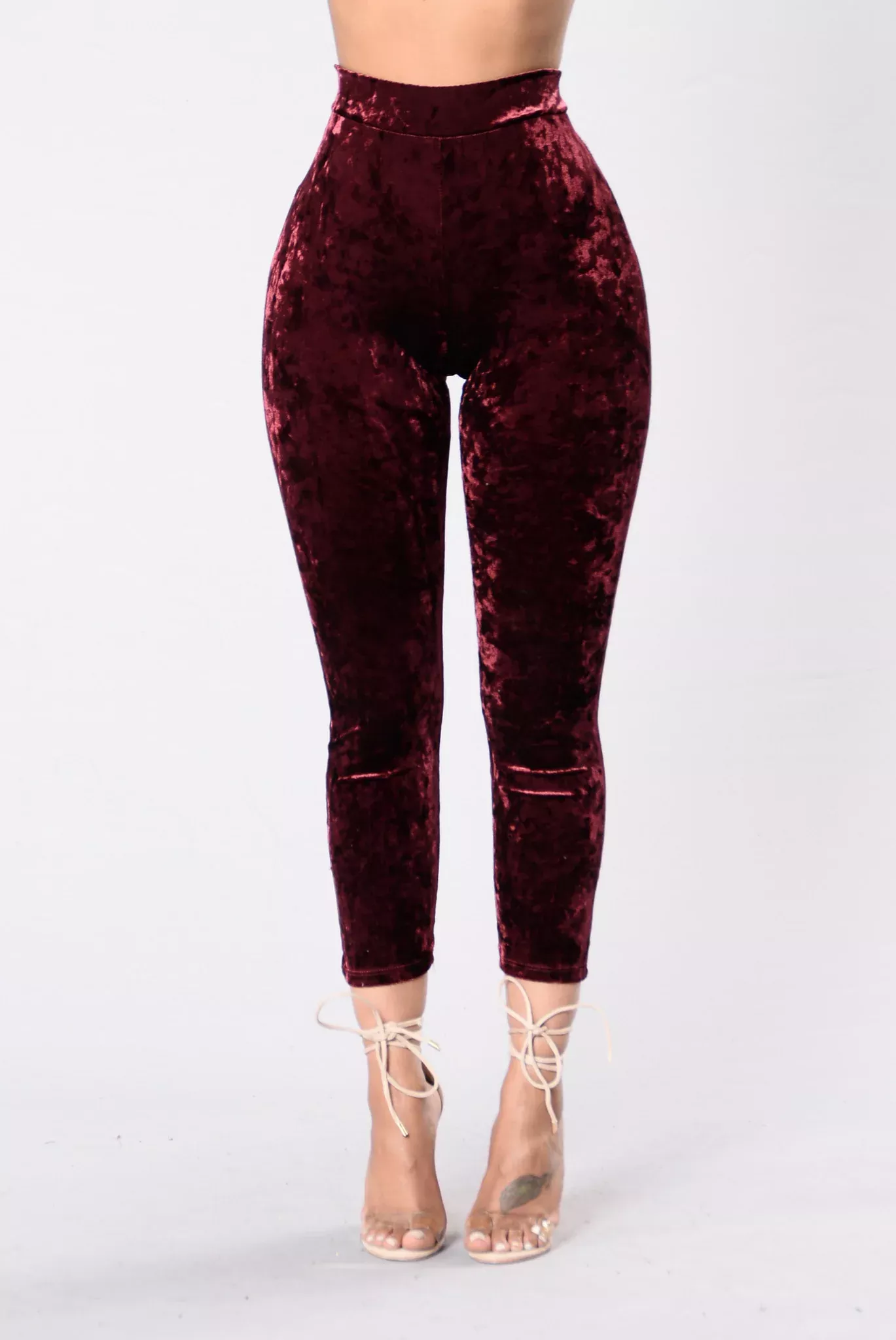 Buttermilk Sky Leggings - Burgundy