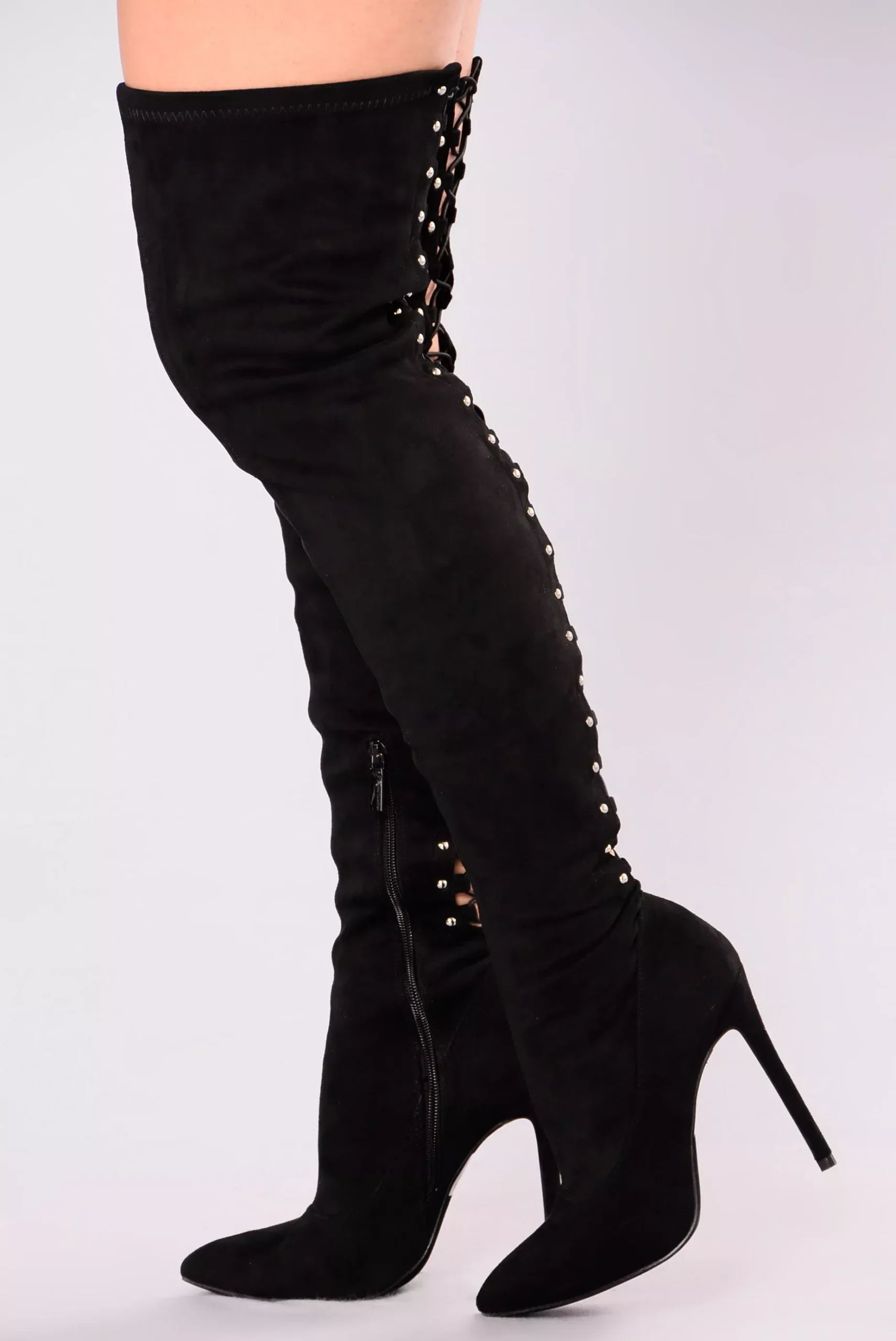 Caitlyn Corset Boot FN - Black