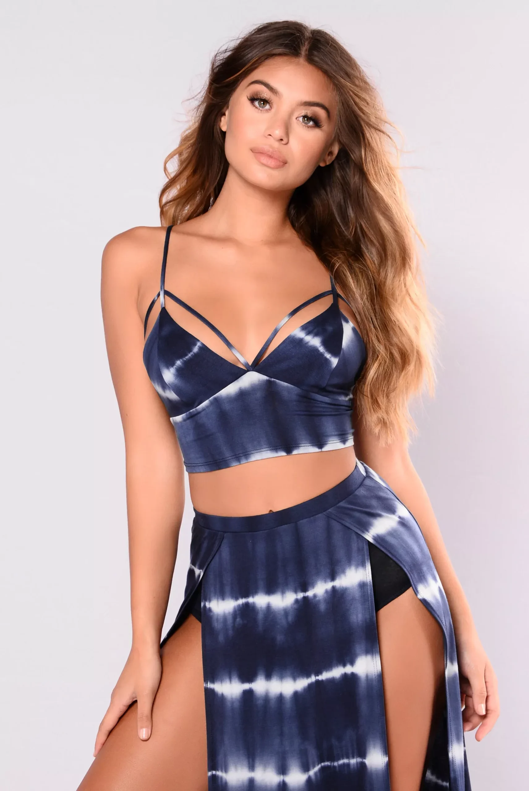 Camilla Crop Top - Navy