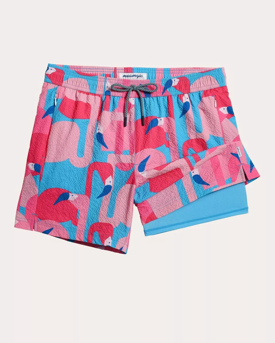 Camox Liner Flamingo Swim Shorts