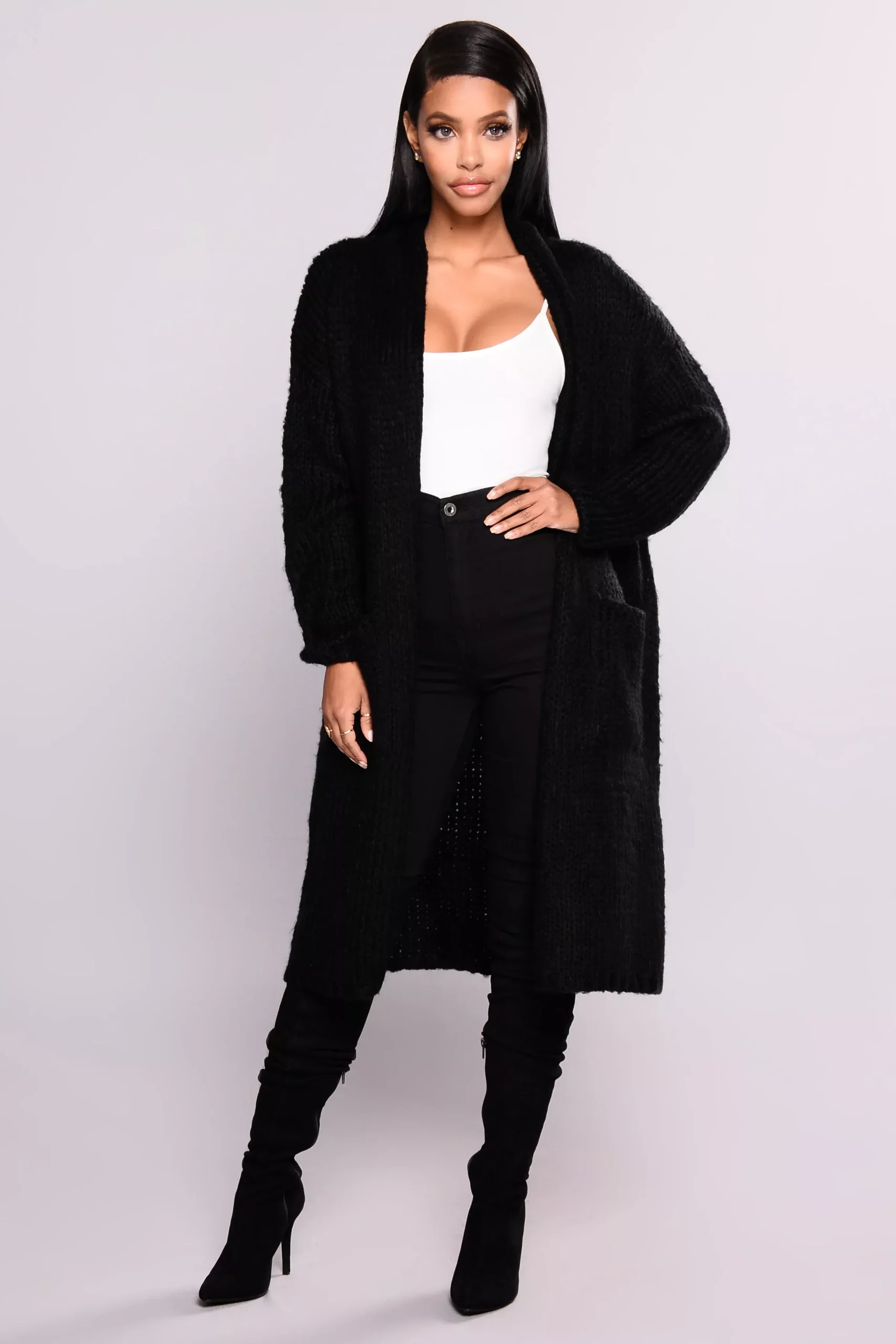 Cardi Love Sweater - Black