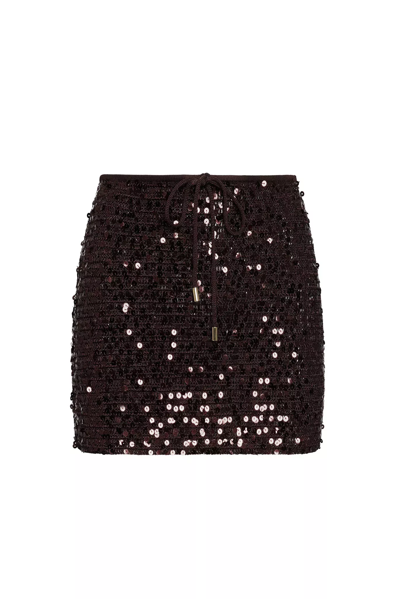 Cartagena Skirt - Espresso Sequin