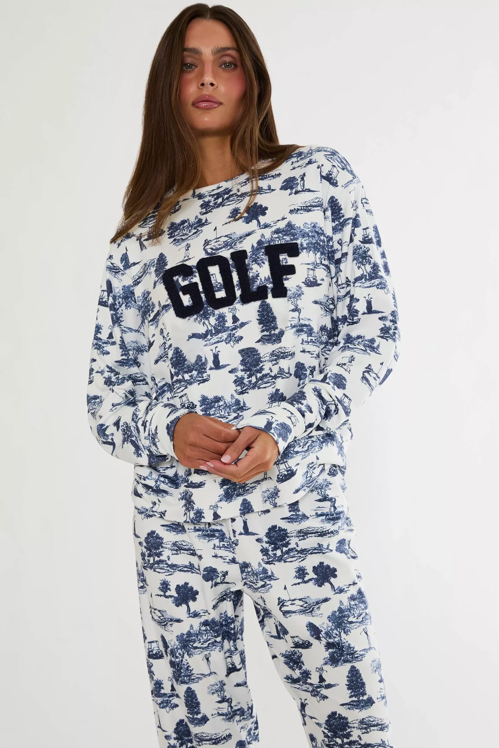 Cassia Top Evening Golf Toile