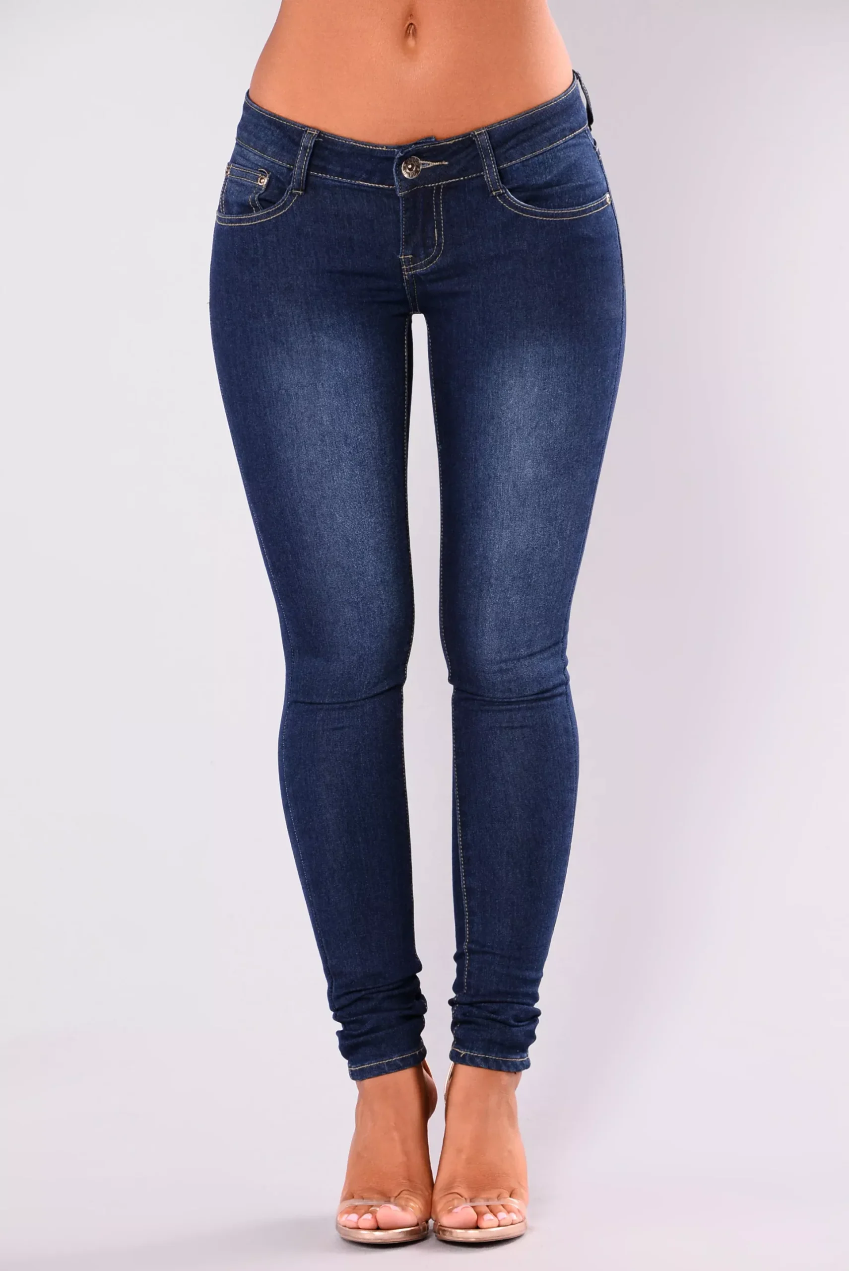 Champagne Campaign Skinny Jeans - Dark Denim