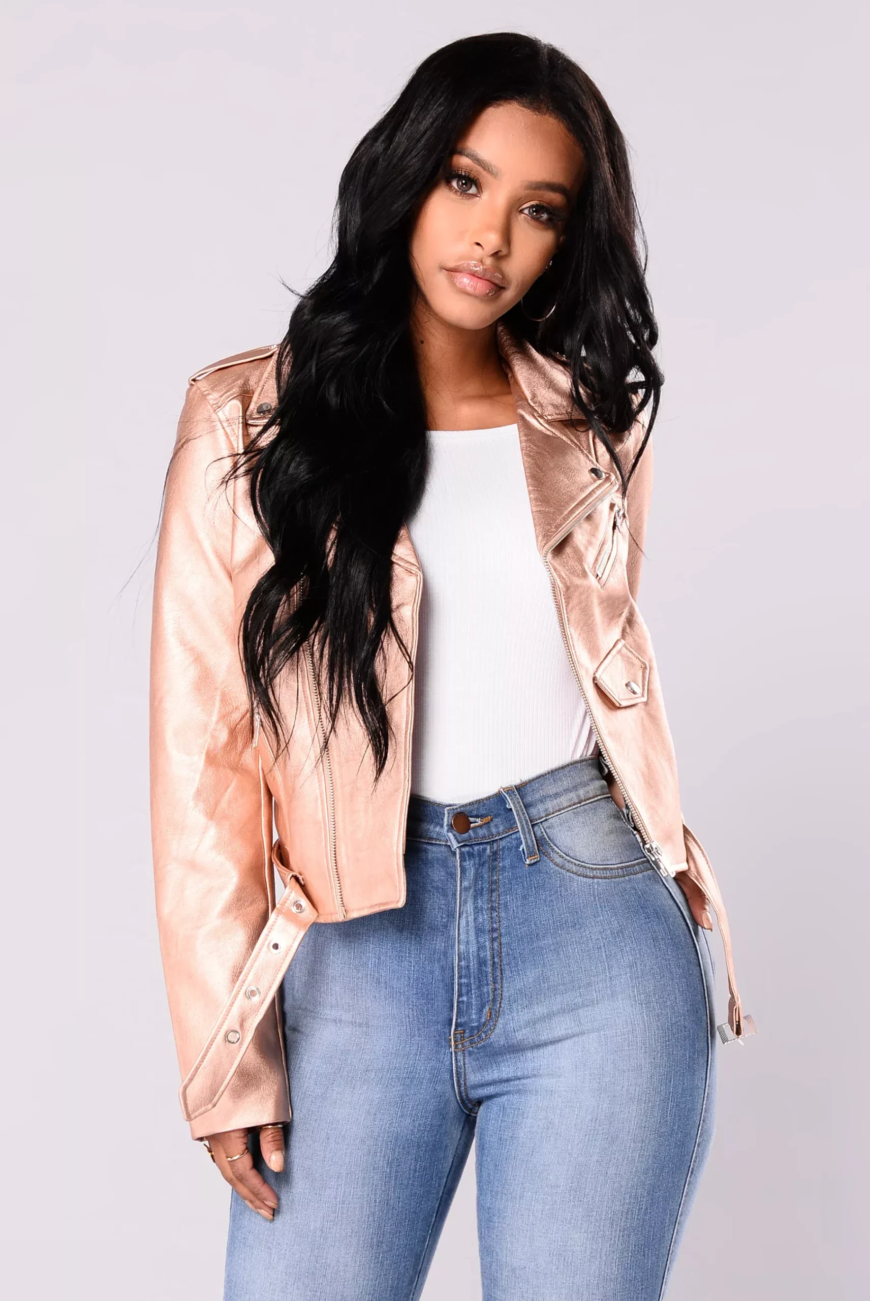 Co Pilot Moto Jacket FN - Rose Gold