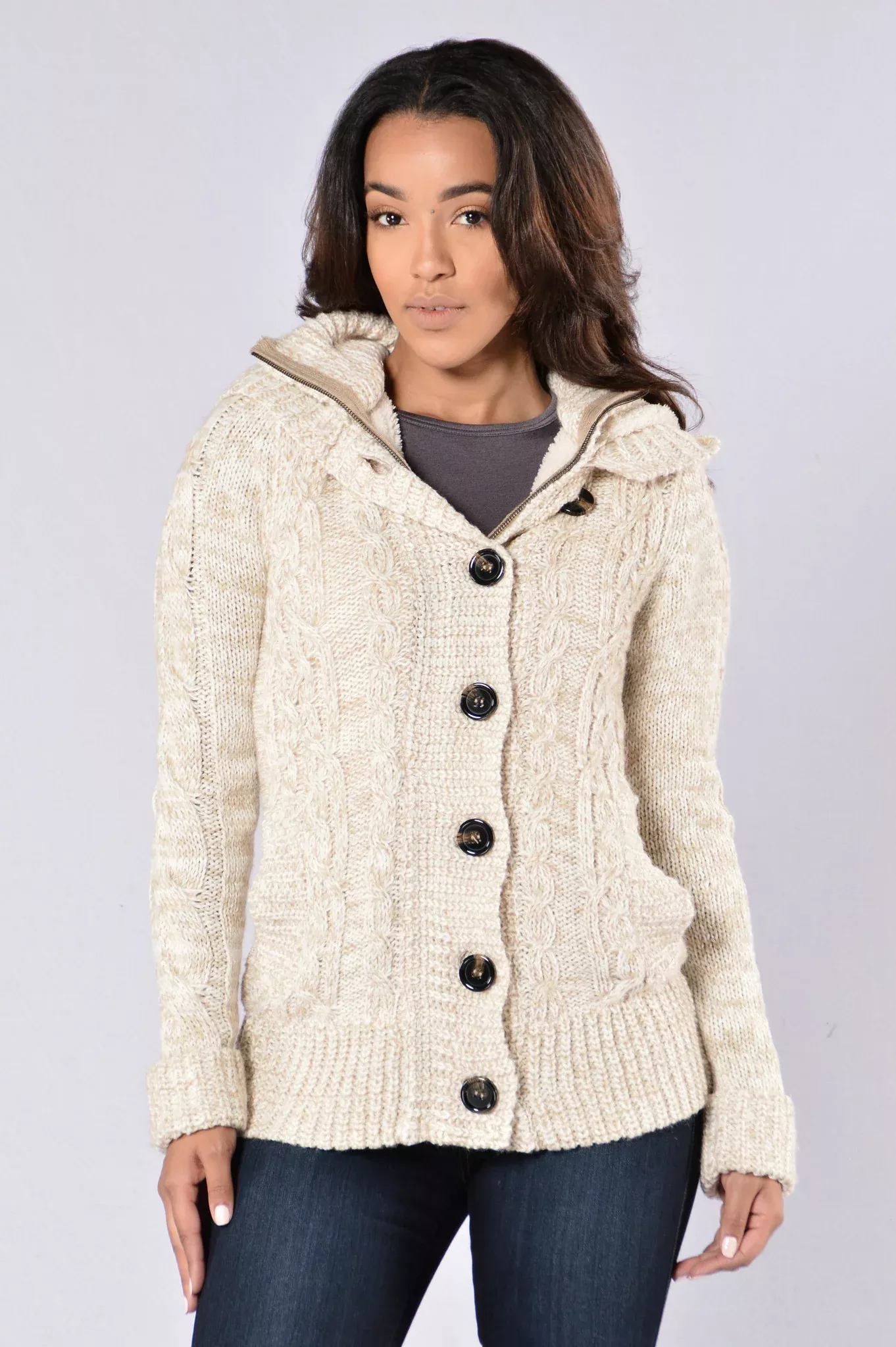 Cold Nights Jacket - Taupe