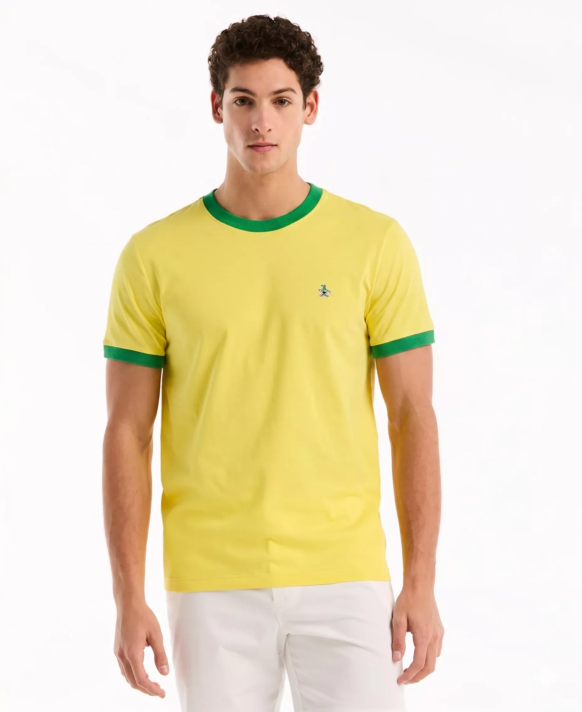 Color Block Cotton Tee Brazil Edition