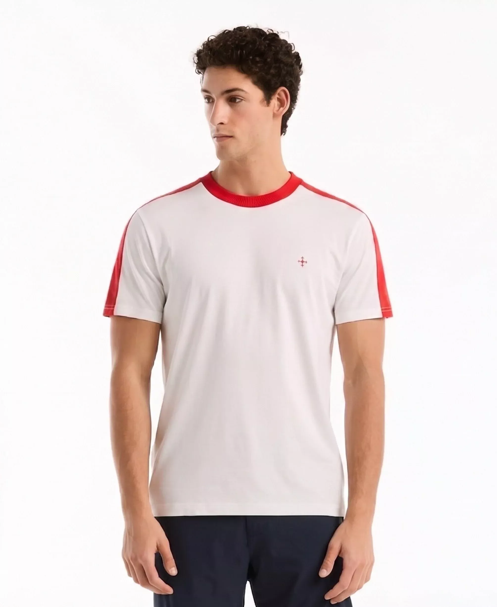 Color Block Cotton Tee England Edition