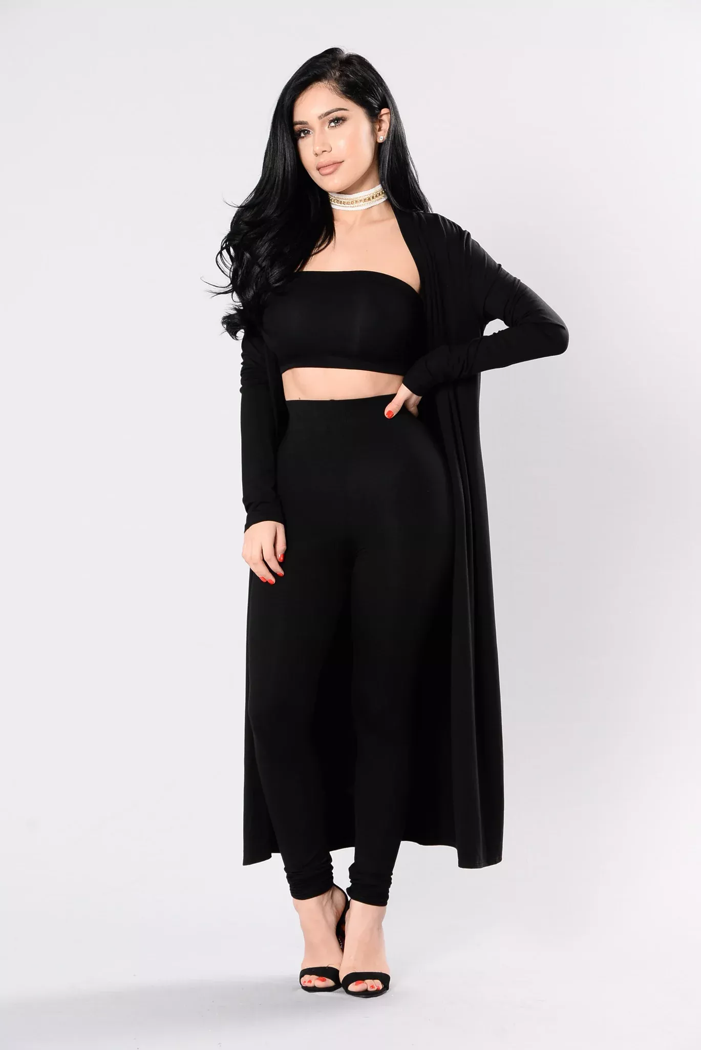 Come Get It Bae Cardigan - Black