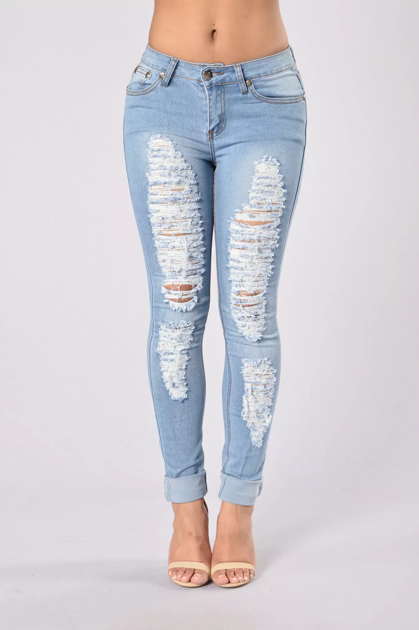 Coming For You Jeans - Medium Blue